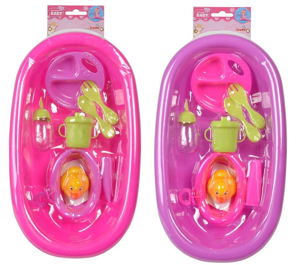 SIMBA Babypuppe New Born Baby Badewanne für alle Puppen zufällige Auswahl 1 günstig online kaufen