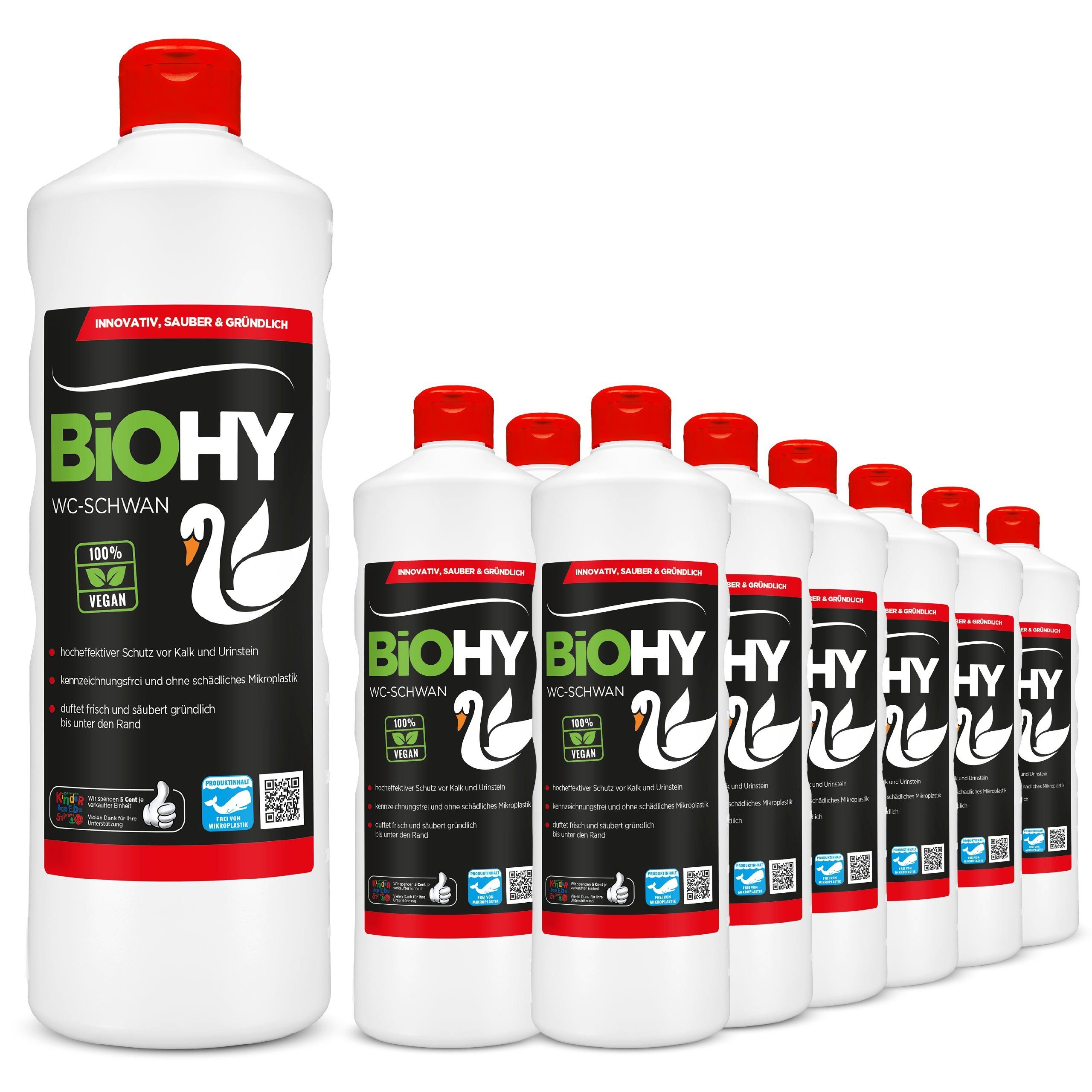BiOHY WC-Schwan 12er Pack (12 x 1 Liter Flasche) WC-Reiniger (12-St)