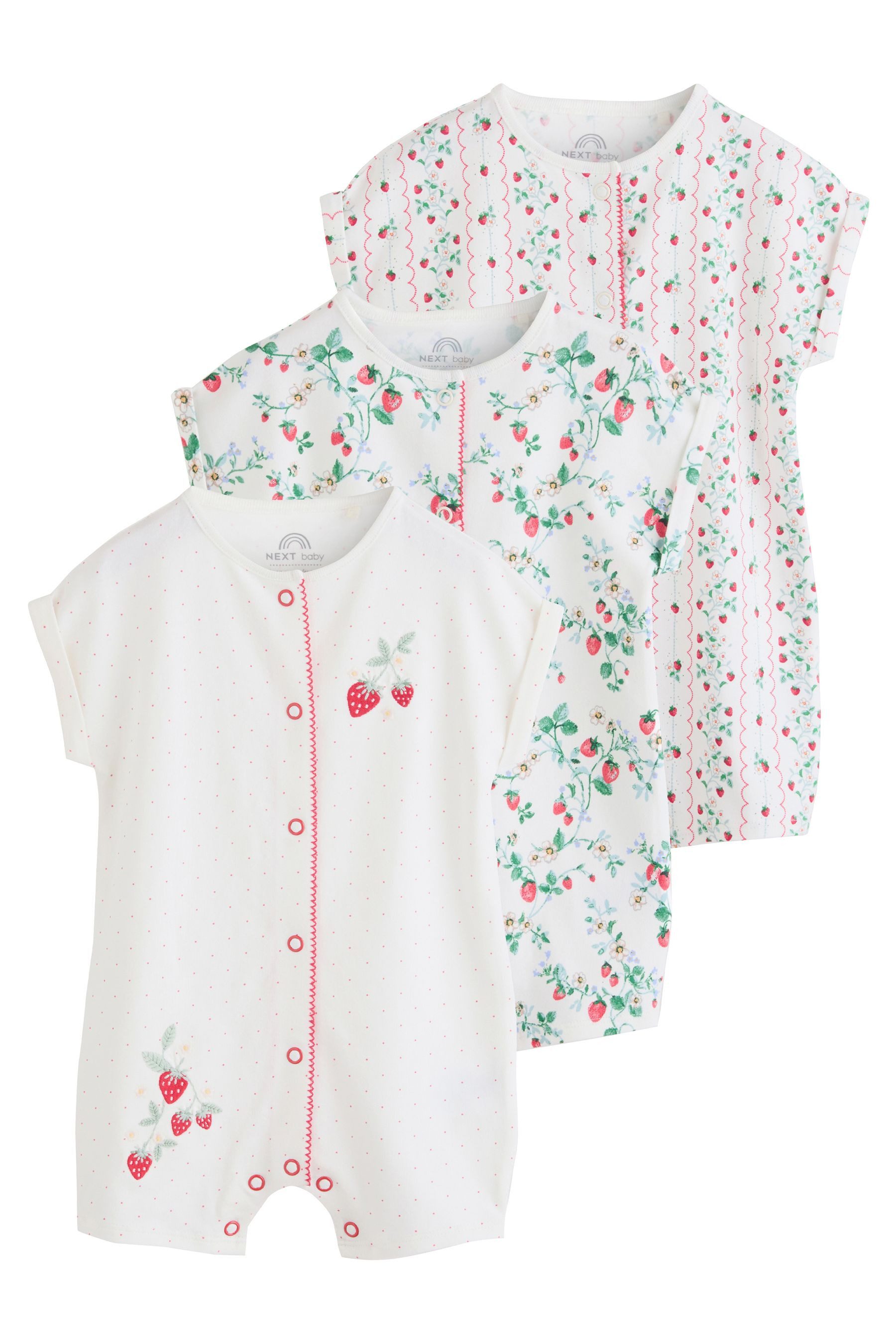 Next Strampler Baby-Strampler aus Jersey (3-tlg)