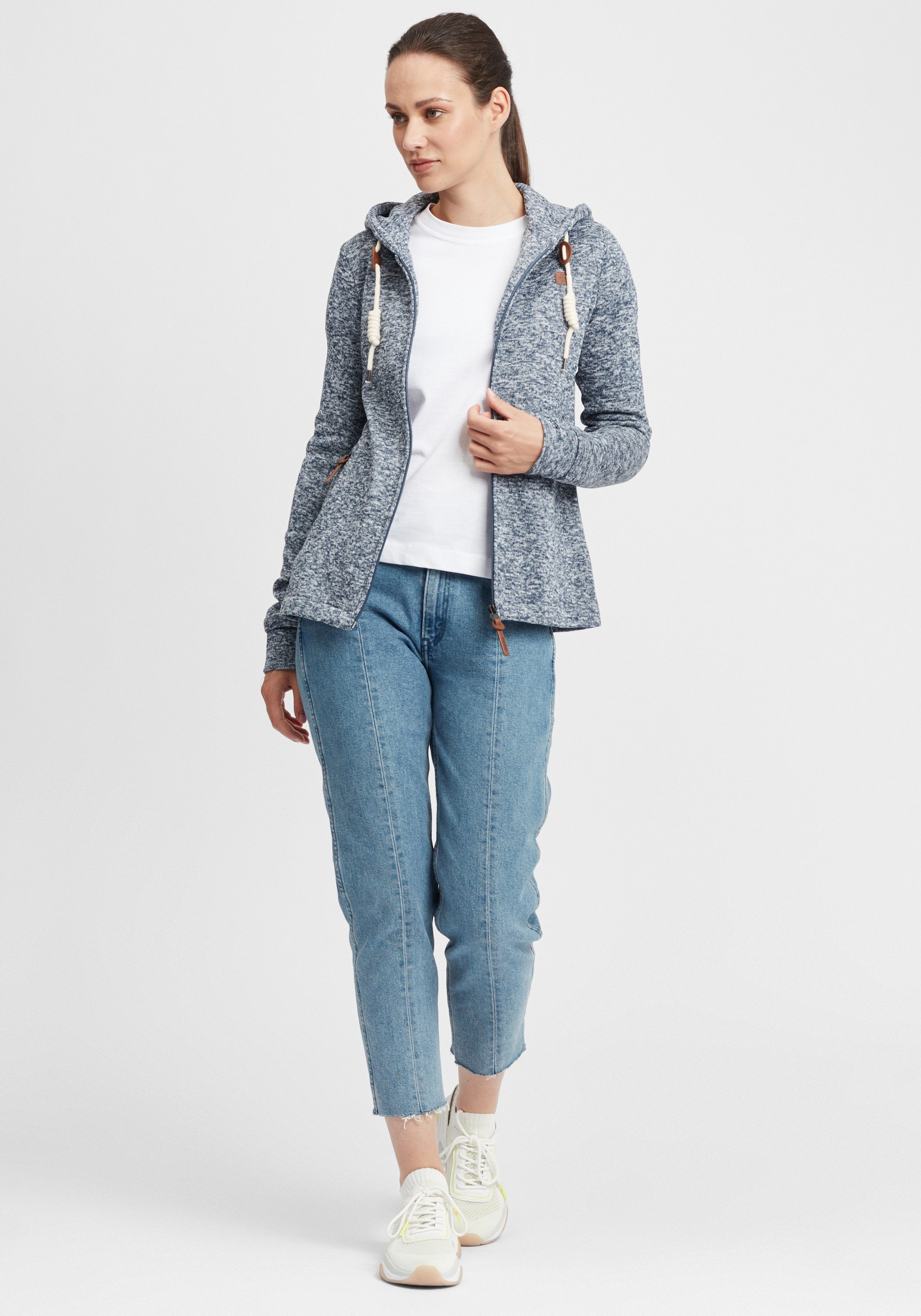 OXMO Kapuzensweatjacke OXThory Übergangsjacke mit weicher günstig online kaufen