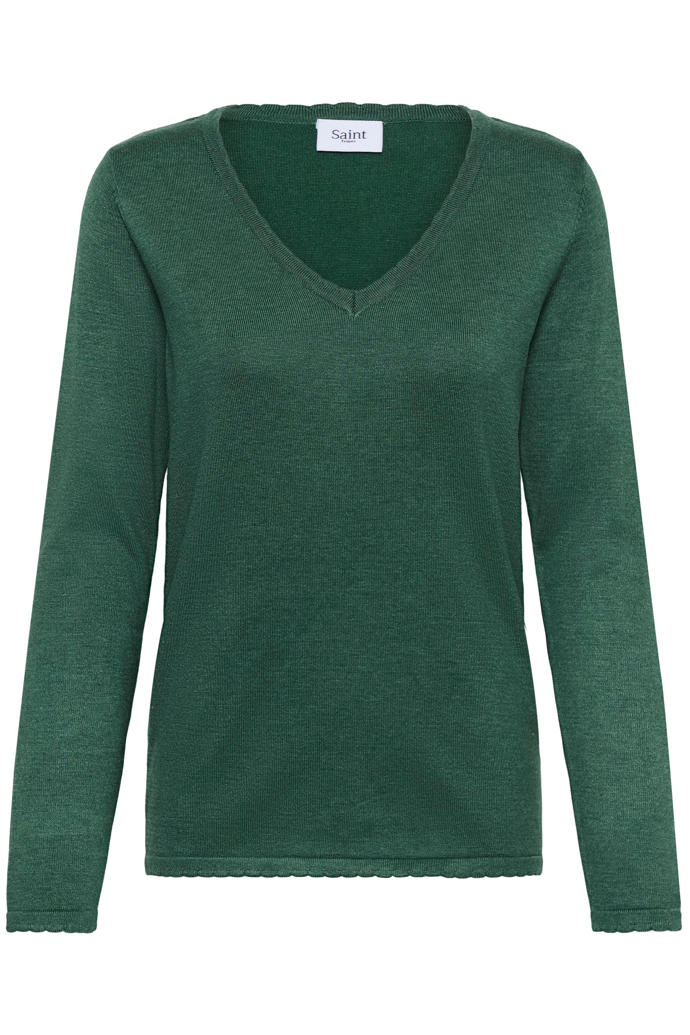 Saint Tropez Strickpullover MilaSZ LS V-Neck Pullover Regular fit, Viskosem günstig online kaufen