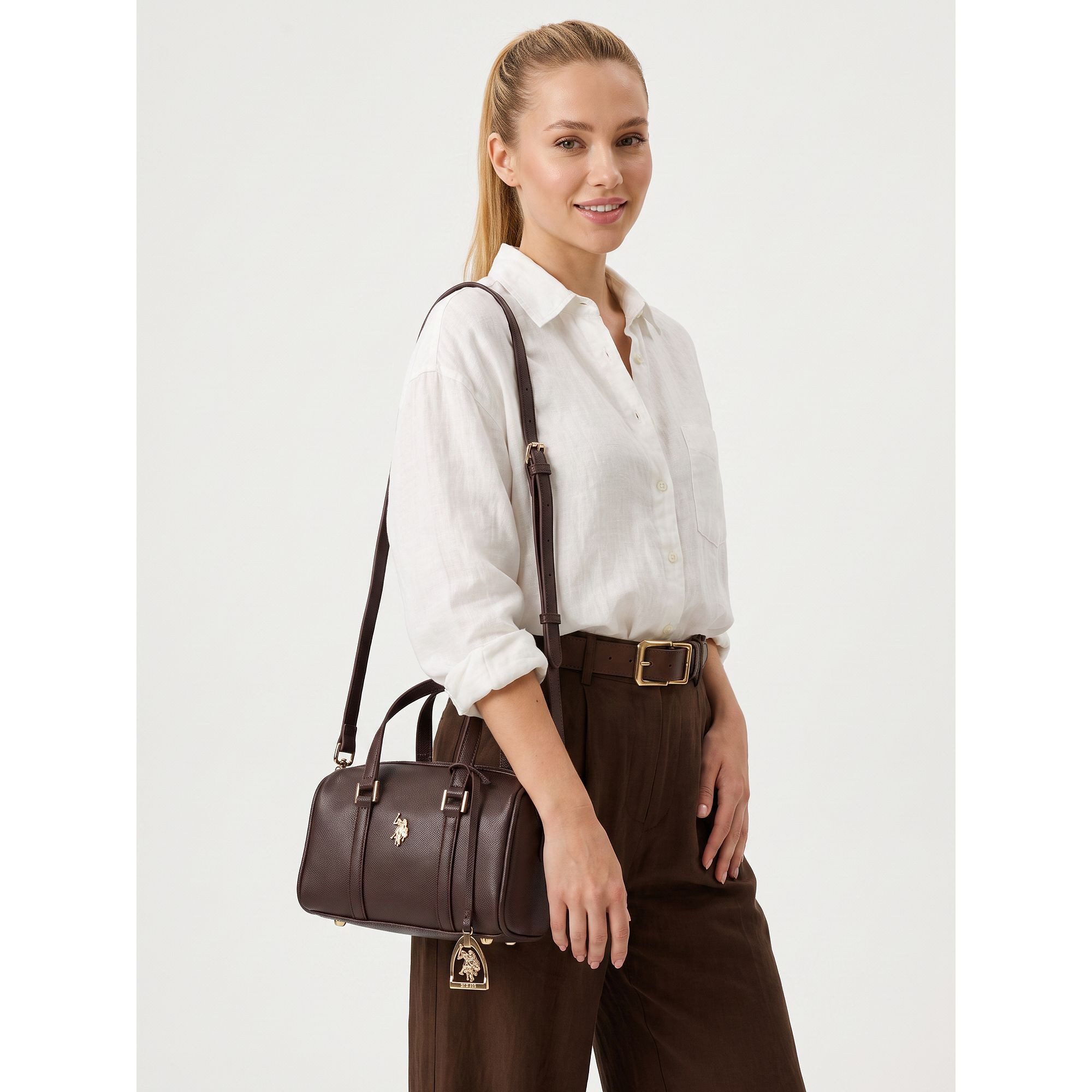 U.S. Polo Assn. Henkeltasche Jones, Polyurethan