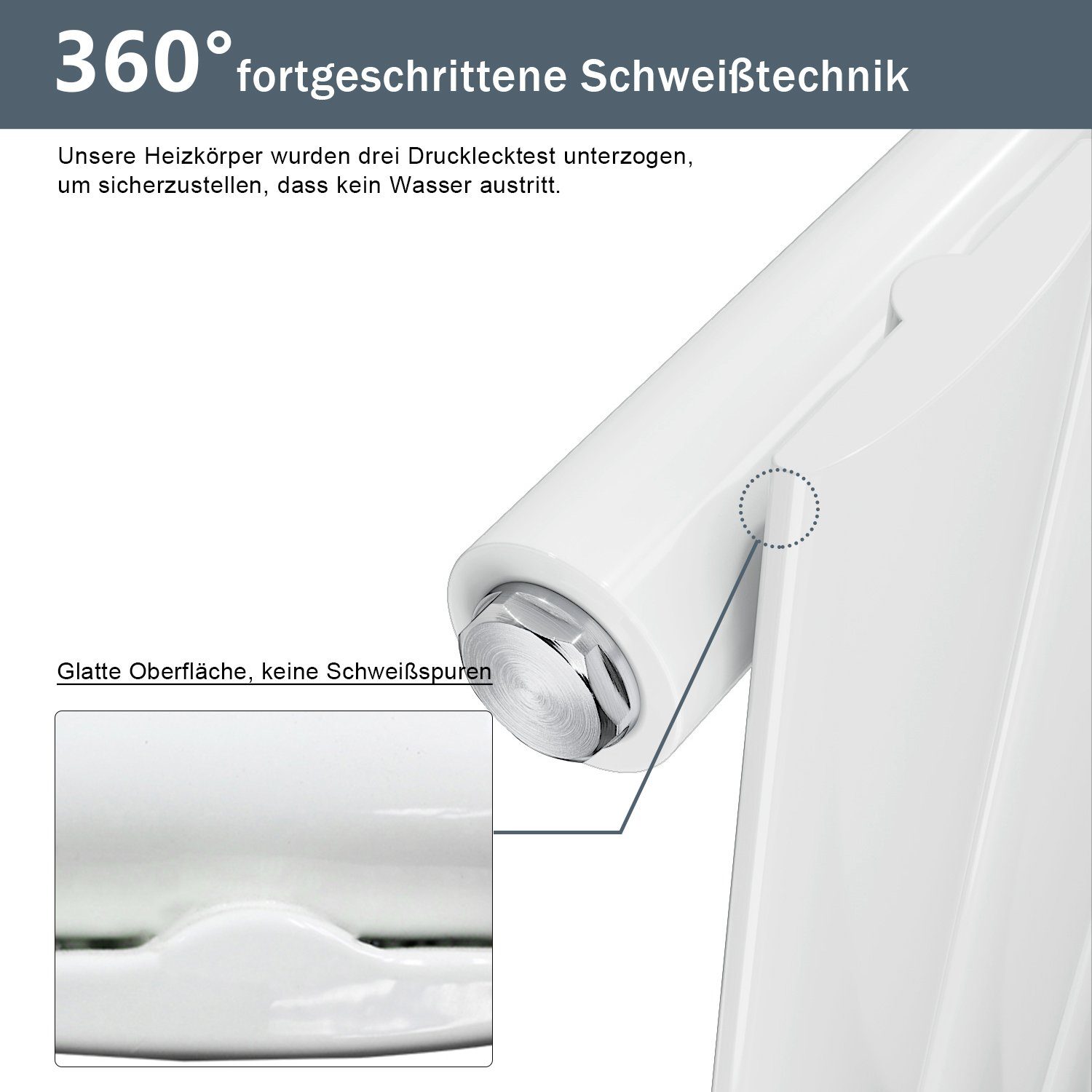 SONNI Heizkörper Heizkörper mit Multiblock Warmwasser Design günstig online kaufen