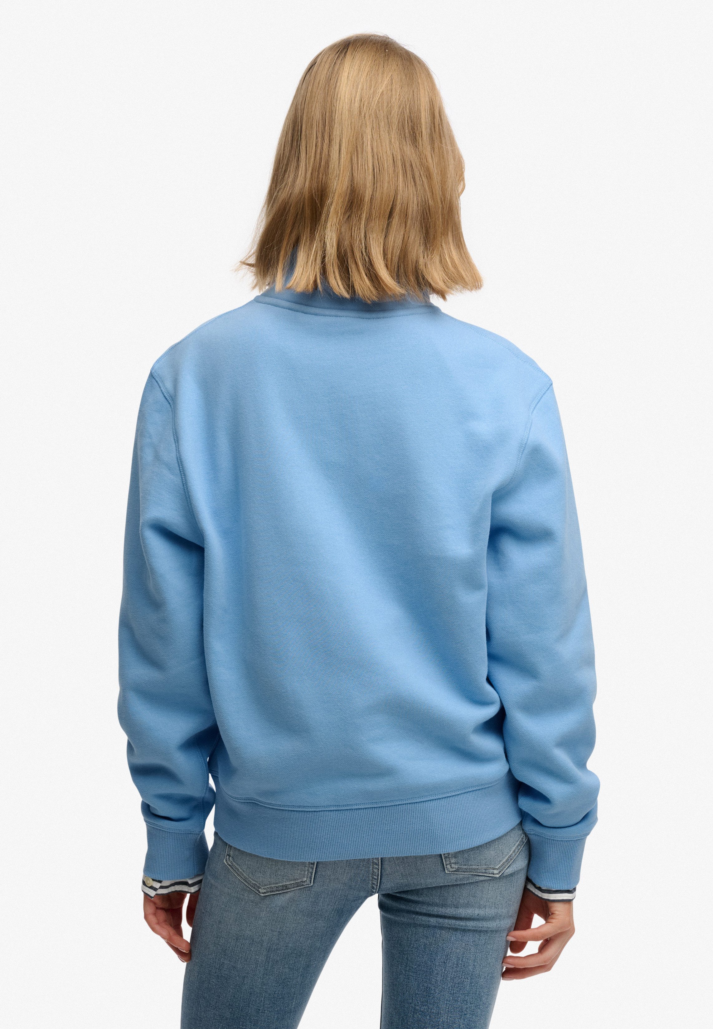 Superdry Sweatshirt ESSENTIAL LOGO EMB HALF ZIP
