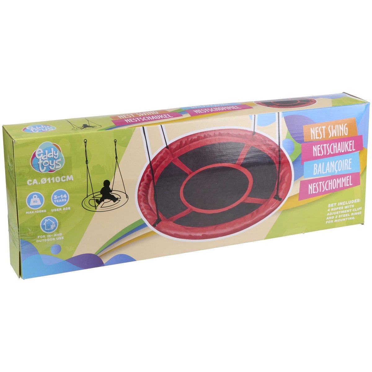 Eddy Toys Einzelschaukel Eddy Toys Nestschaukel D110cm
