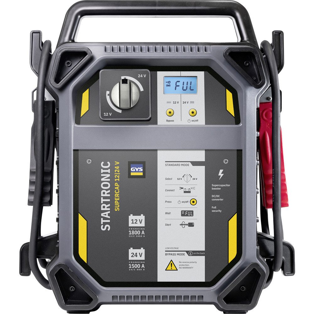 GYS GYS STARTRONIC SUPERCAP 12/24 V 082816 Schnellstartsystem 12 V, 24 V Autobatterie-Ladegerät