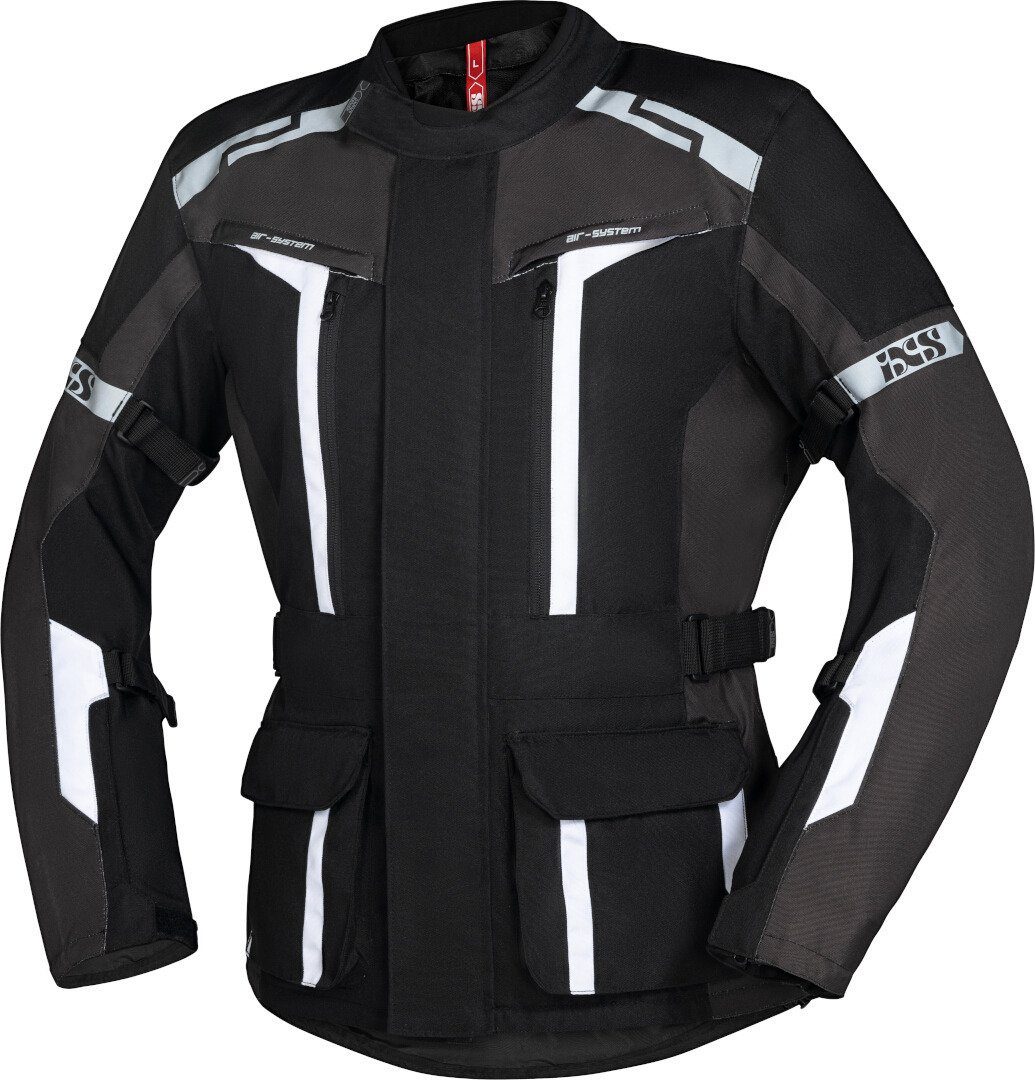 IXS Motorradjacke Evans-ST 2.0 Motorrad Textiljacke herausnehmbares Innenfutter,wasserdicht