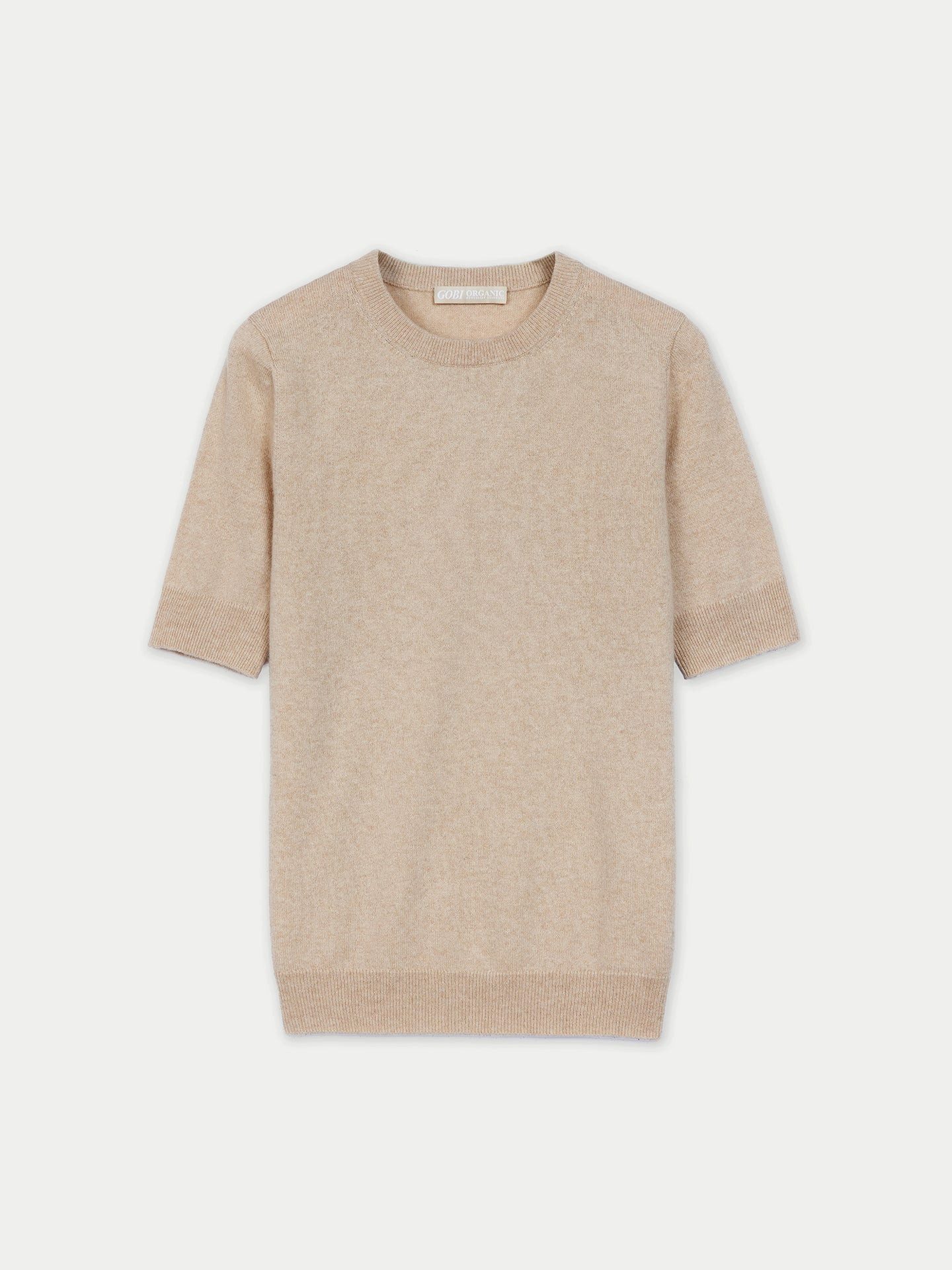 GOBI Cashmere T-Shirt Kaschmir Top mit Rundhalsausschnitt