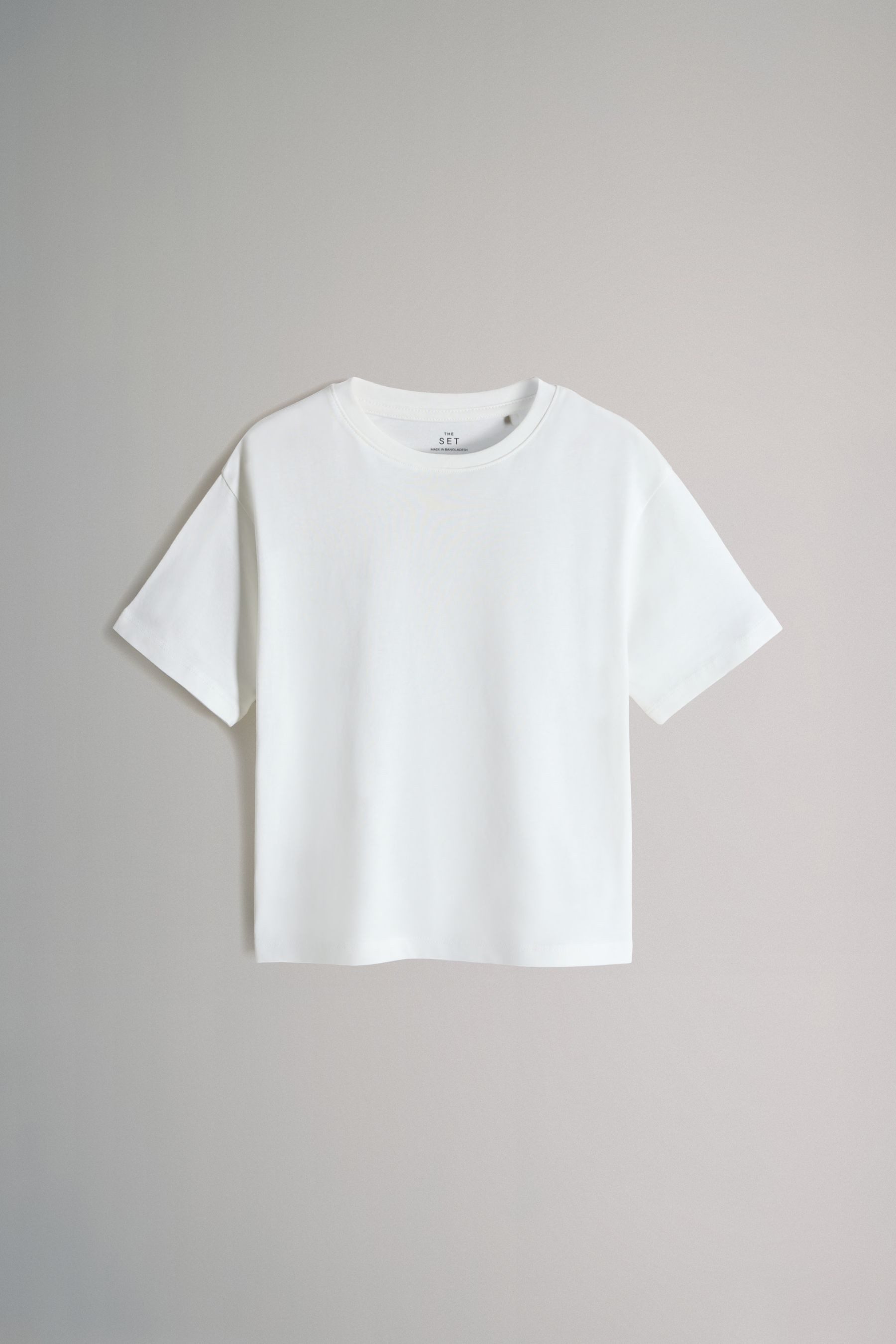The Set T-Shirt The Set Oversized T-Shirts mit Streifen, 6er-Pack (6-tlg)