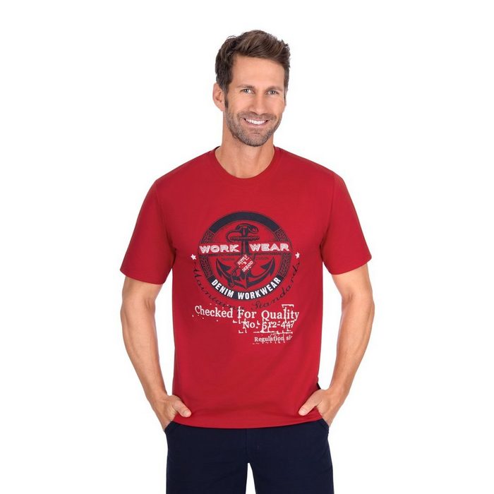 Trigema T-Shirt mit modischem Druckmotiv