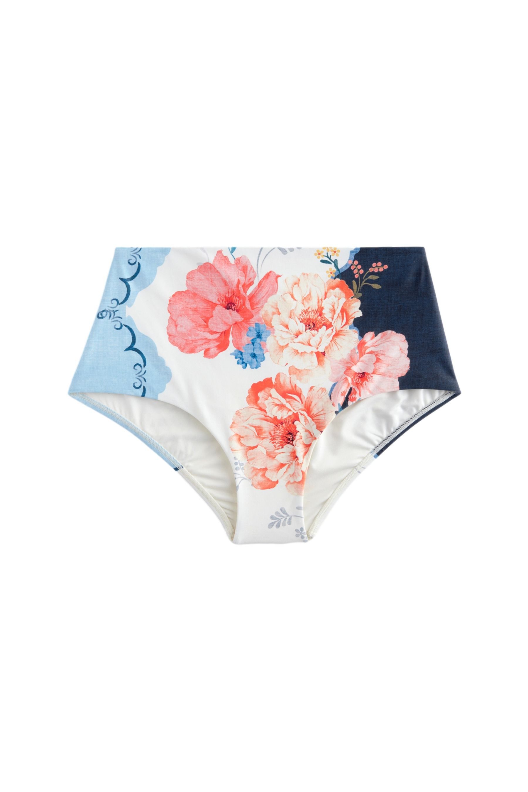 Next Bikini-Hose Bedruckte Bikinihose mit hohem günstig online kaufen