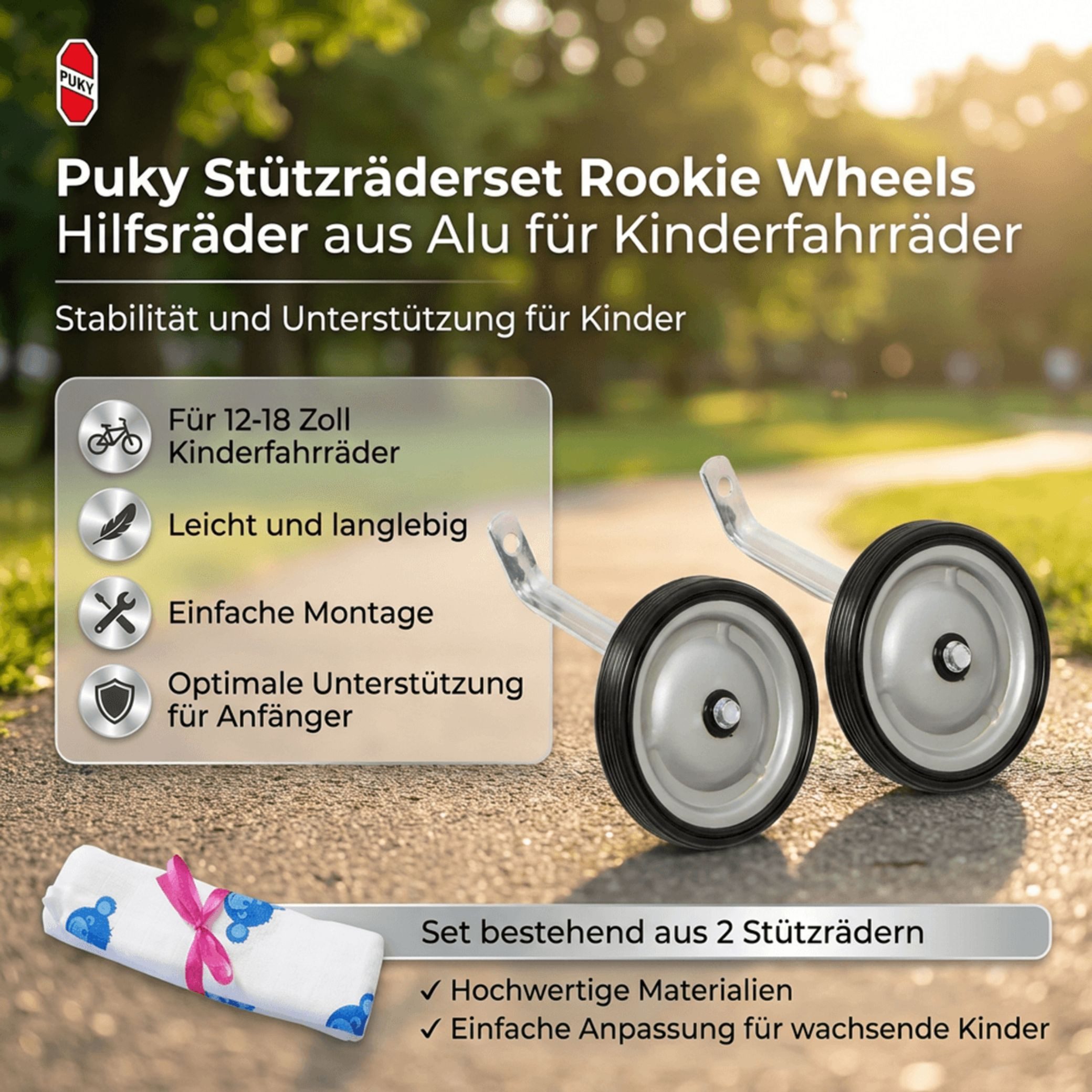Kinderhaus Blaubaer Stützrad Stützräder TOP – Bild 3 von 5