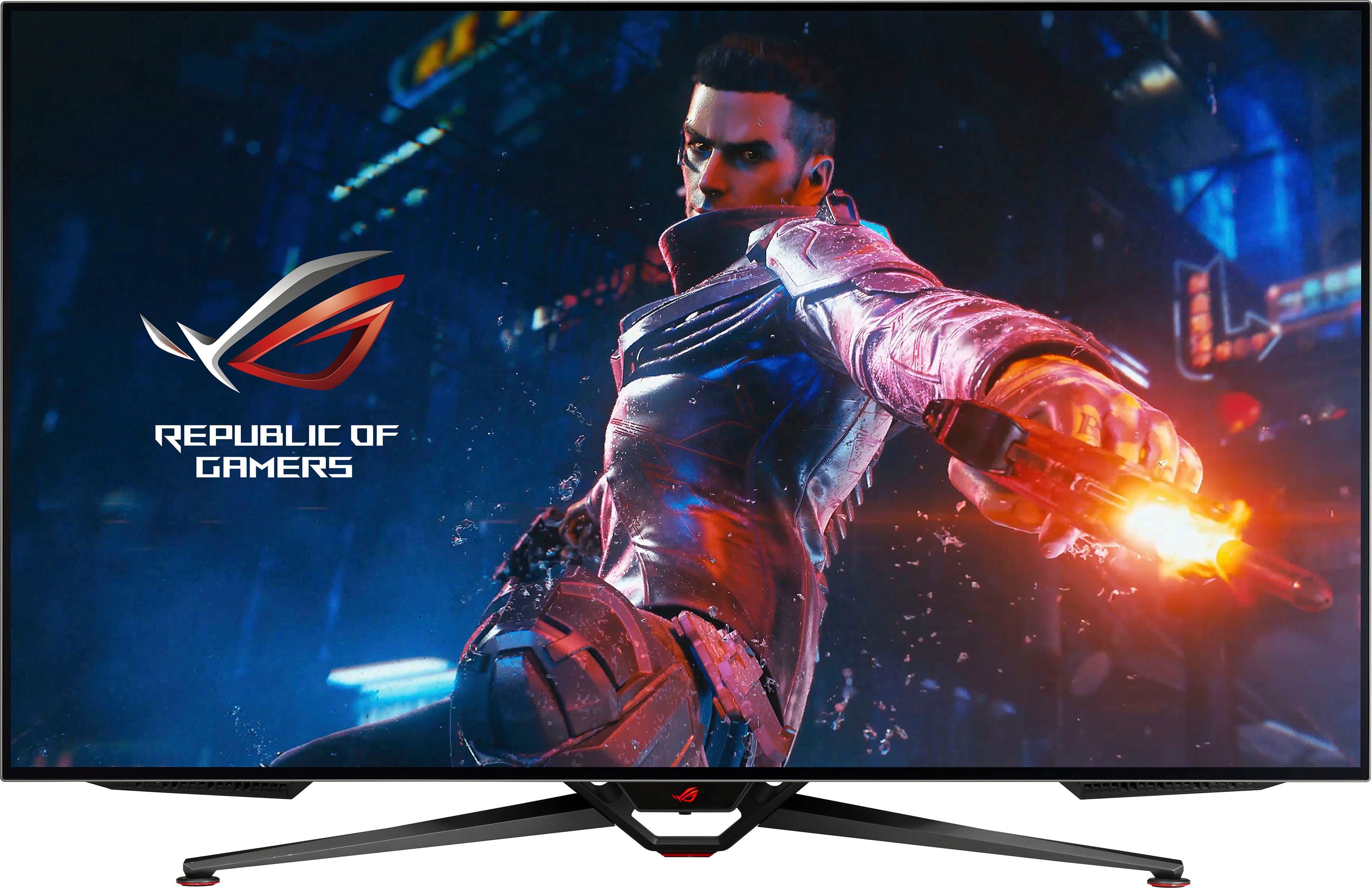 Asus PG48UQ Gaming-Monitor (121 cm/48 ", 3840 x 2160 px, 4K Ultra HD, 0,1 ms Reaktionszeit, 60 Hz, OLED, 178)