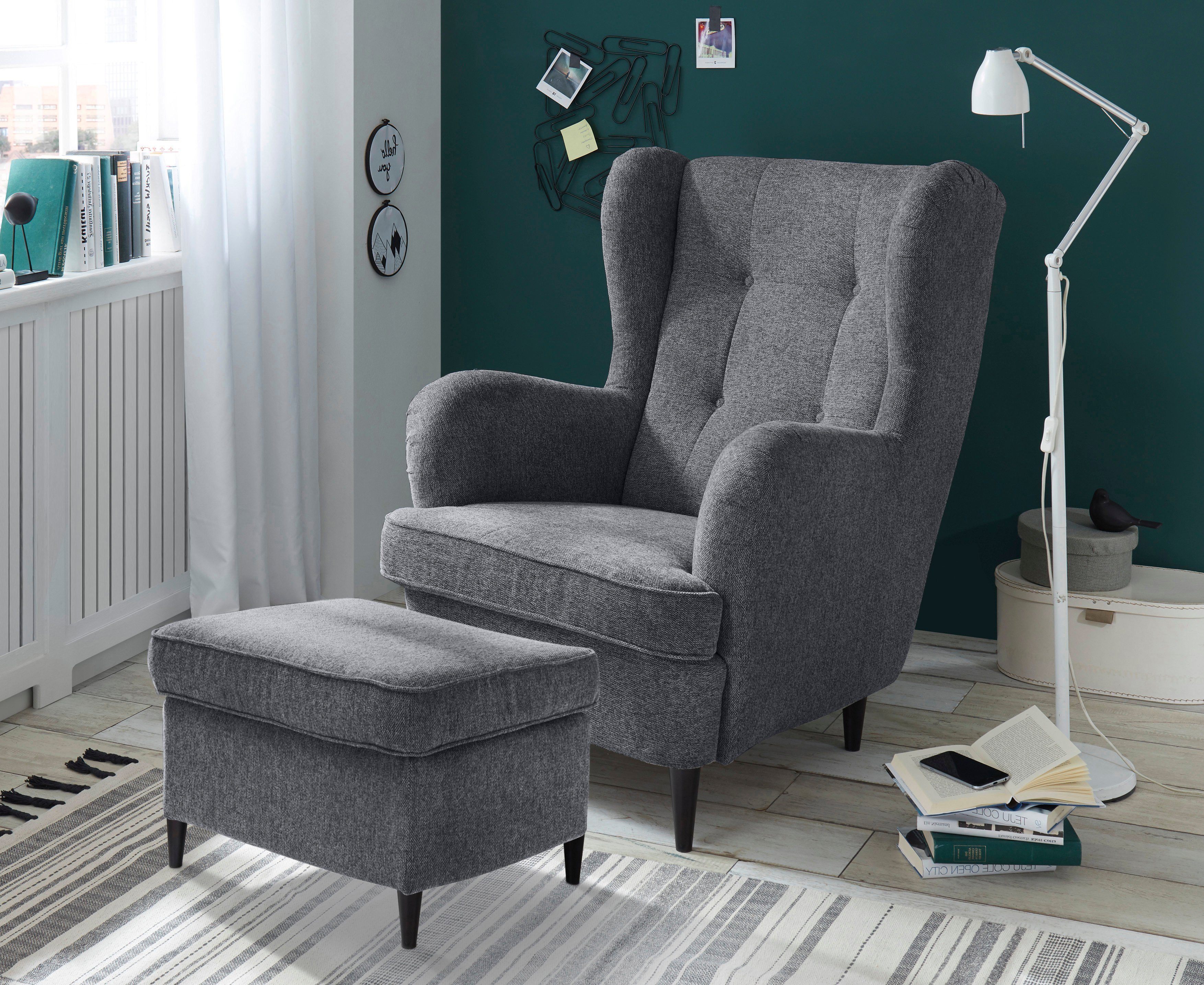 ED EXCITING DESIGN Hocker Oskar, mit günstig online kaufen