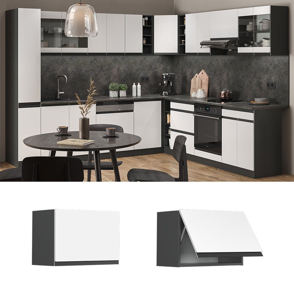 Vicco Hängeschrank R-Line, Weiß/Anthrazit, 60 cm günstig online kaufen