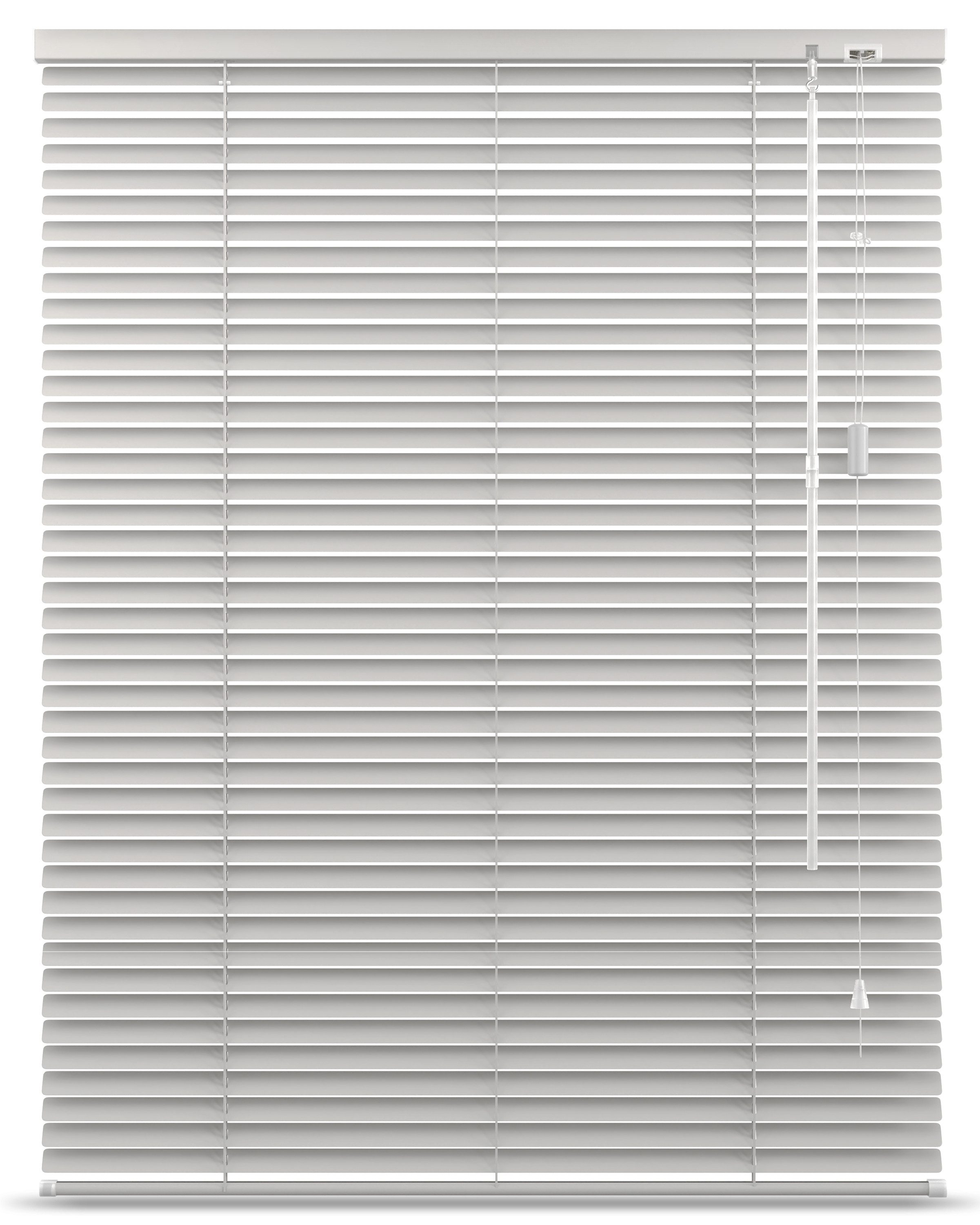 Sol Royal Jalousie Alu Jalousie SolDecor JA2 Klemmfix, 40x130cm, Hellgrau matt, Tür- und Fensterjalousie Alu Blickschutz 2,5 cm breite Lamellen