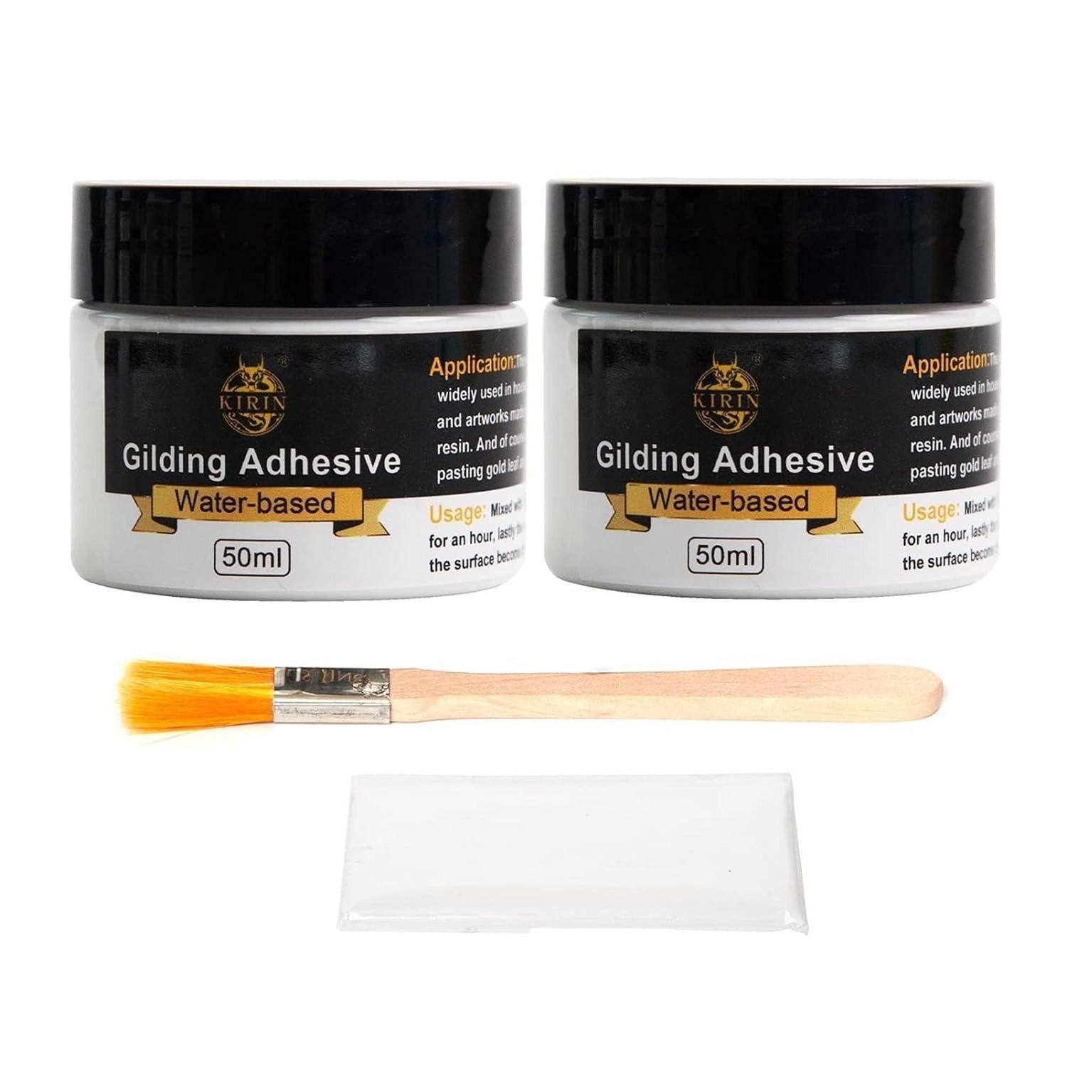 LuxusKollektion Bastelfilz Blattgoldkleber Anlegemilch 100ml Wasserbasis