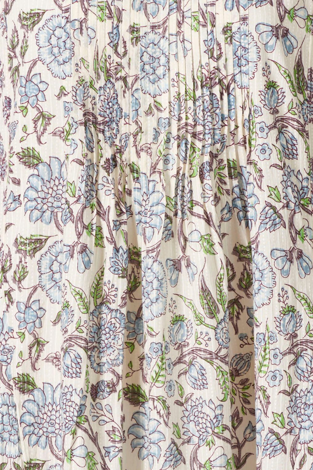 Himalaya Clothing Tunika Luftige Damen Bluse mit Blumenmuster - Sommertunika aus Bio-Baumwolle Lässige Longbluse mit hohem Tragekomfort
