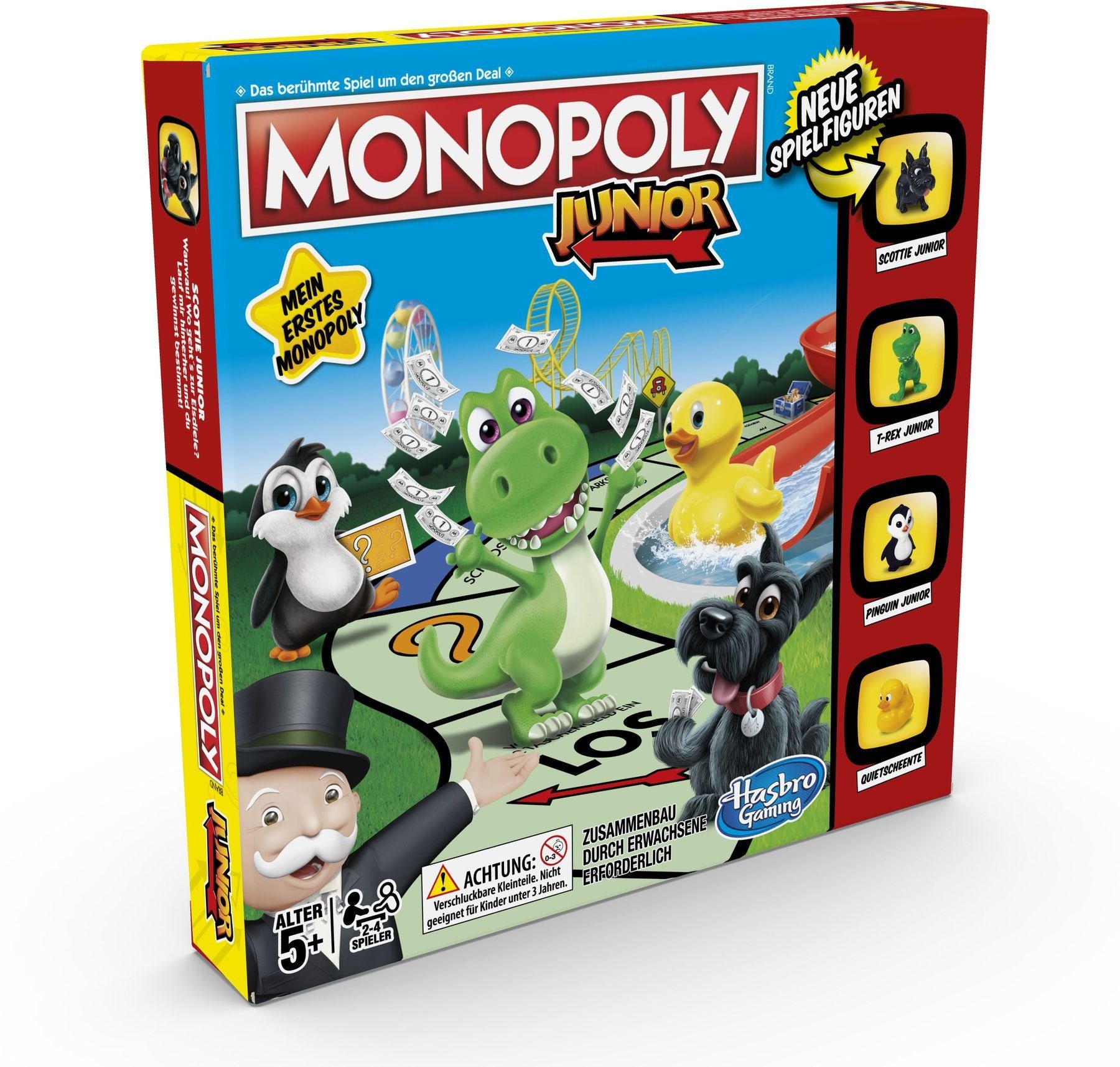 Hasbro Spiel Monopoly - Junior, der Klassiker der Brettspiele für Kinder