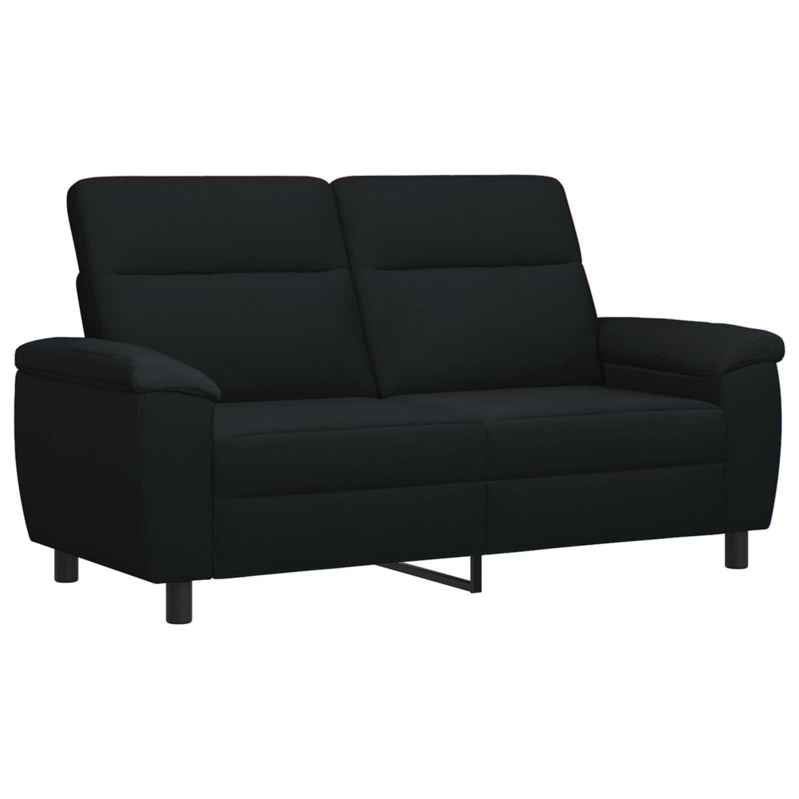 vidaXL Sofa 178 x 90 x 95 cm Sofa Schwarz 178x90x95 cm Stoff, 1 Teile