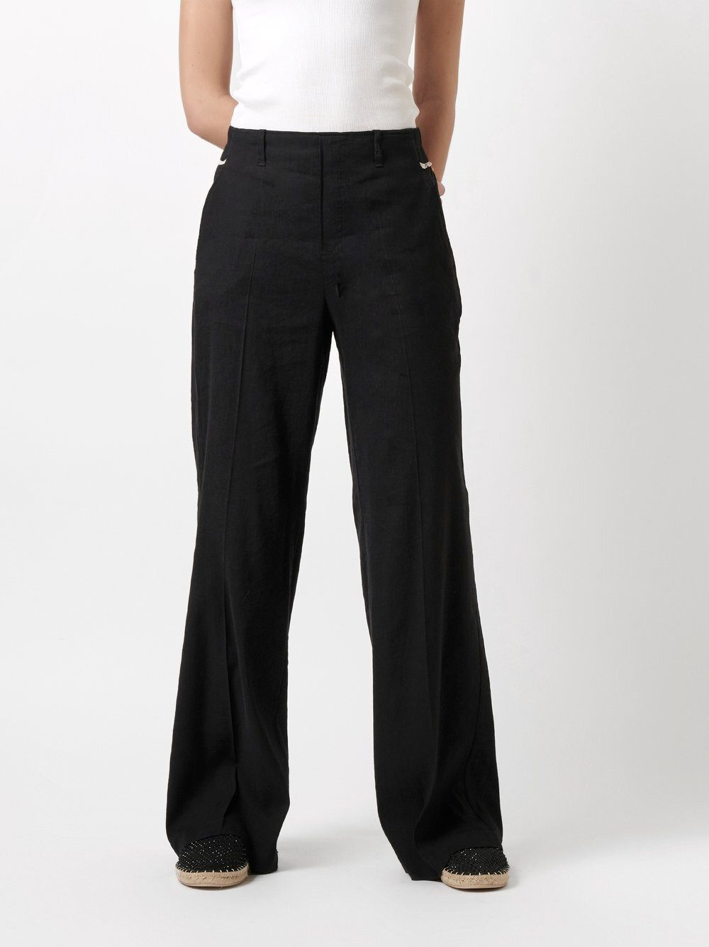 ROSNER Culotte Mara_348 aus fließendem Leinen günstig online kaufen