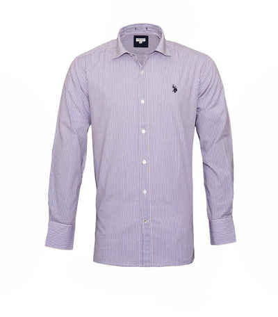 U.S. Polo Assn Langarmhemd Hemd Popline Langarmhemd Button Down Shirt (1-tlg)