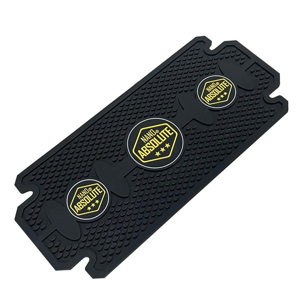 Nano Absolute Scheren-Set Friseur Matte Pad Anti-Rutsch Silikon Matte Klingendesign Schwarz, (1-tlg)