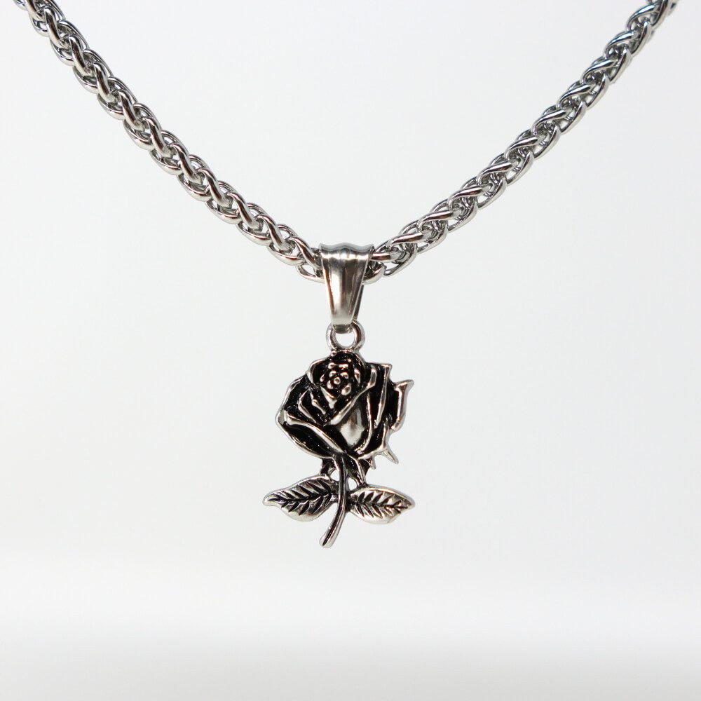 DALMARO Kette mit Anhänger Lederkette Edelstahlkette günstig online kaufen