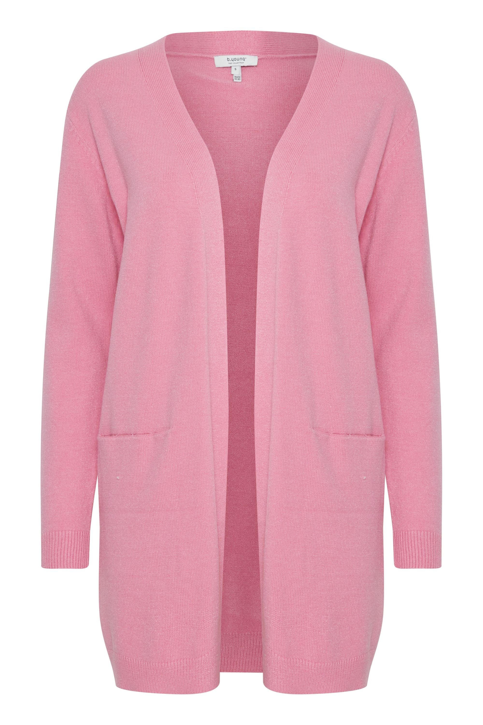 b.young Strickjacke BYNONINA CARDIGAN 20807327 Melange - Pink (1522151) Begonia