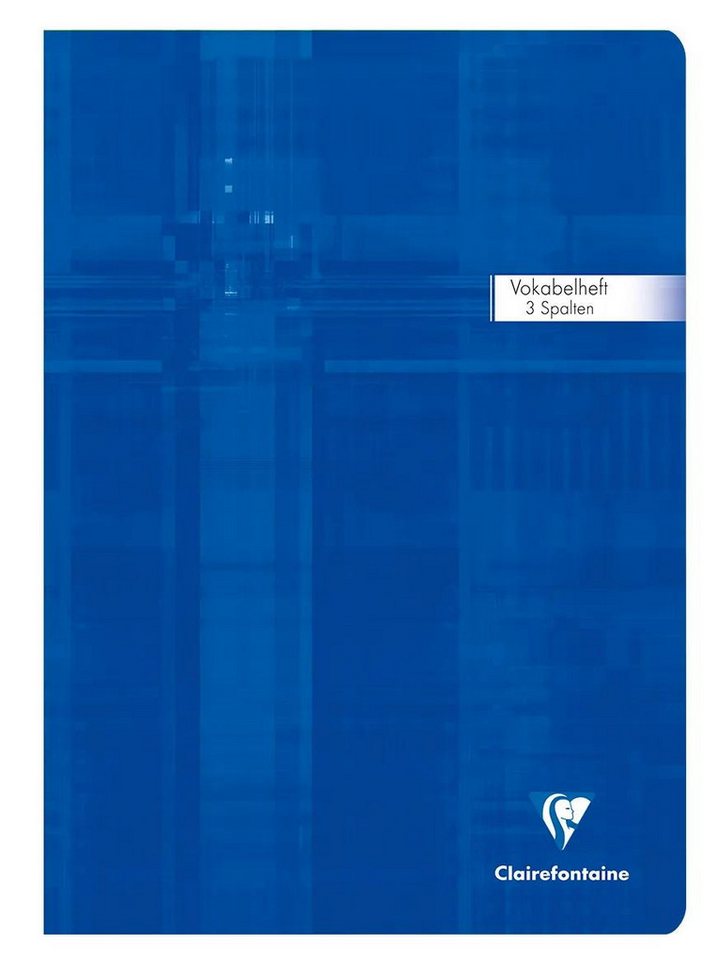 Thumbnail - CLAIREFONTAINE Notizbuch 10x Vokabelheft A4, 40 Bl 90g, liniert 2 Mittelstrichen 31289C, Clairefontaine Metric