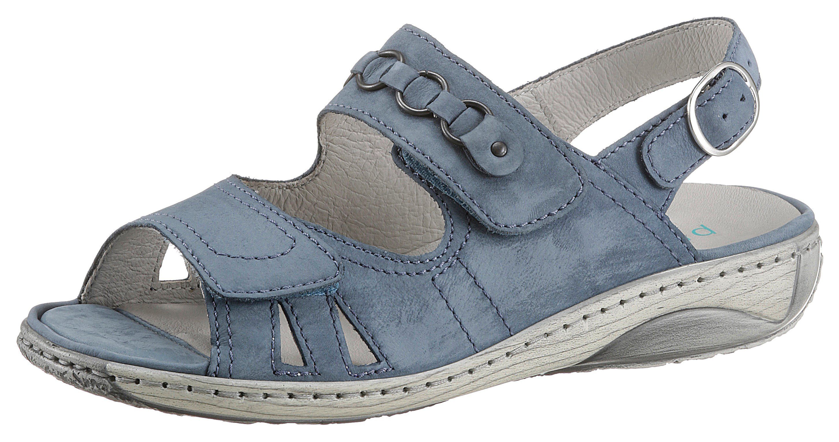 Waldläufer GARDA Riemchensandale, Sommerschuh, Sandalette, Keilabsatz, günstig online kaufen
