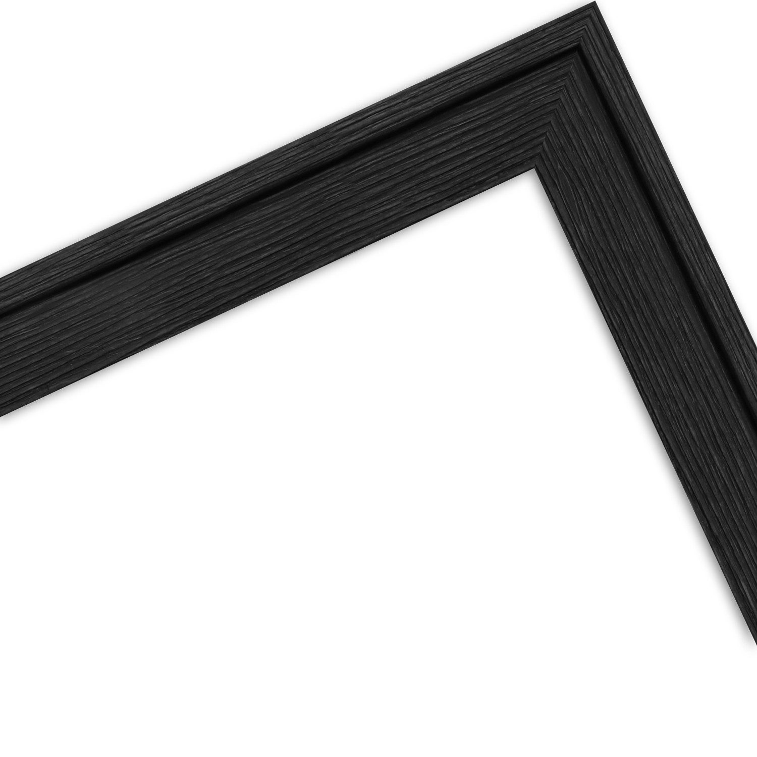 WANDStyle Bilderrahmen H120, Schwarz, gemasert, aus günstig online kaufen
