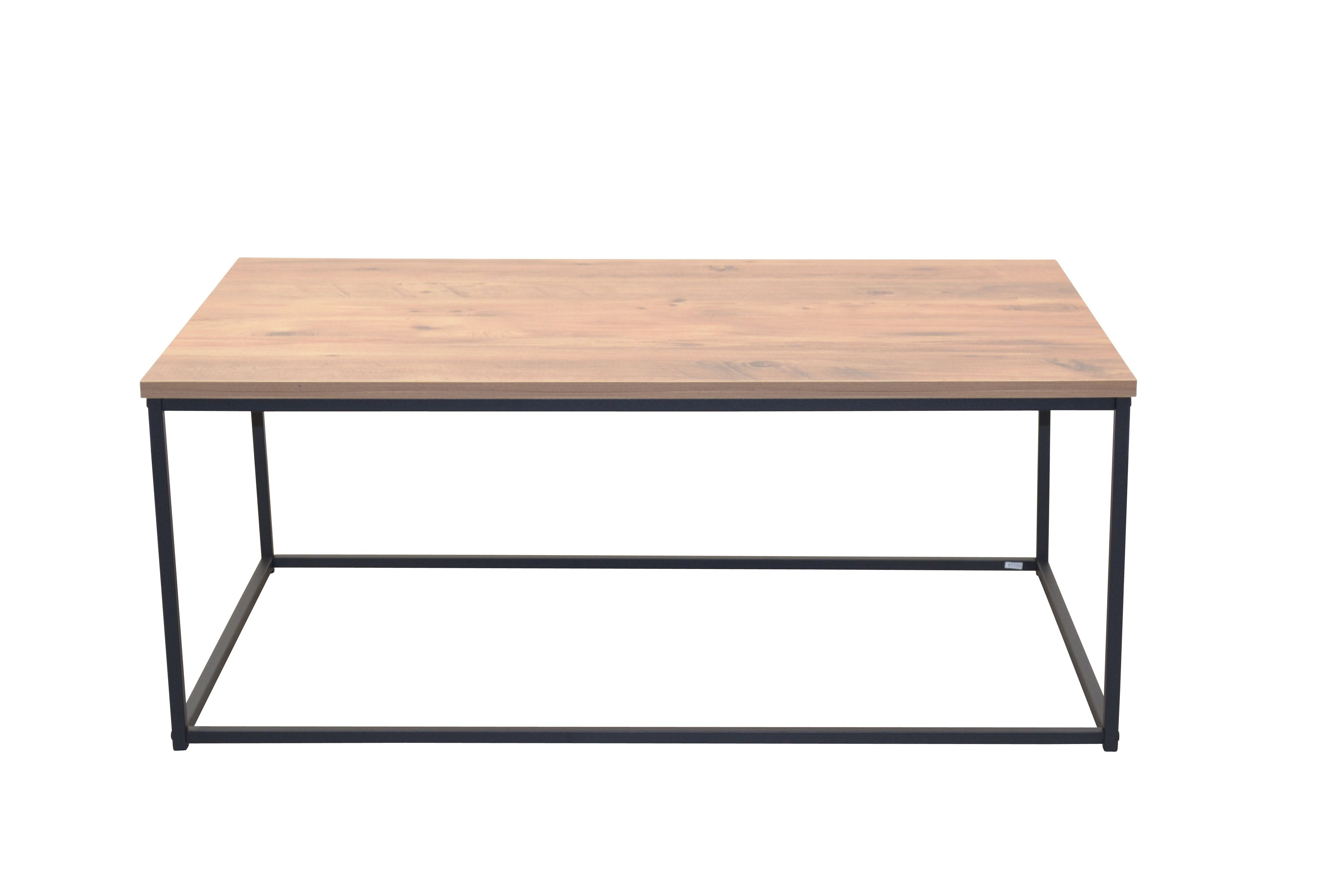 moebel-direkt-online Couchtisch Heike (Tischplatte 100x60 cm), trendigen Dekorbeschichtung