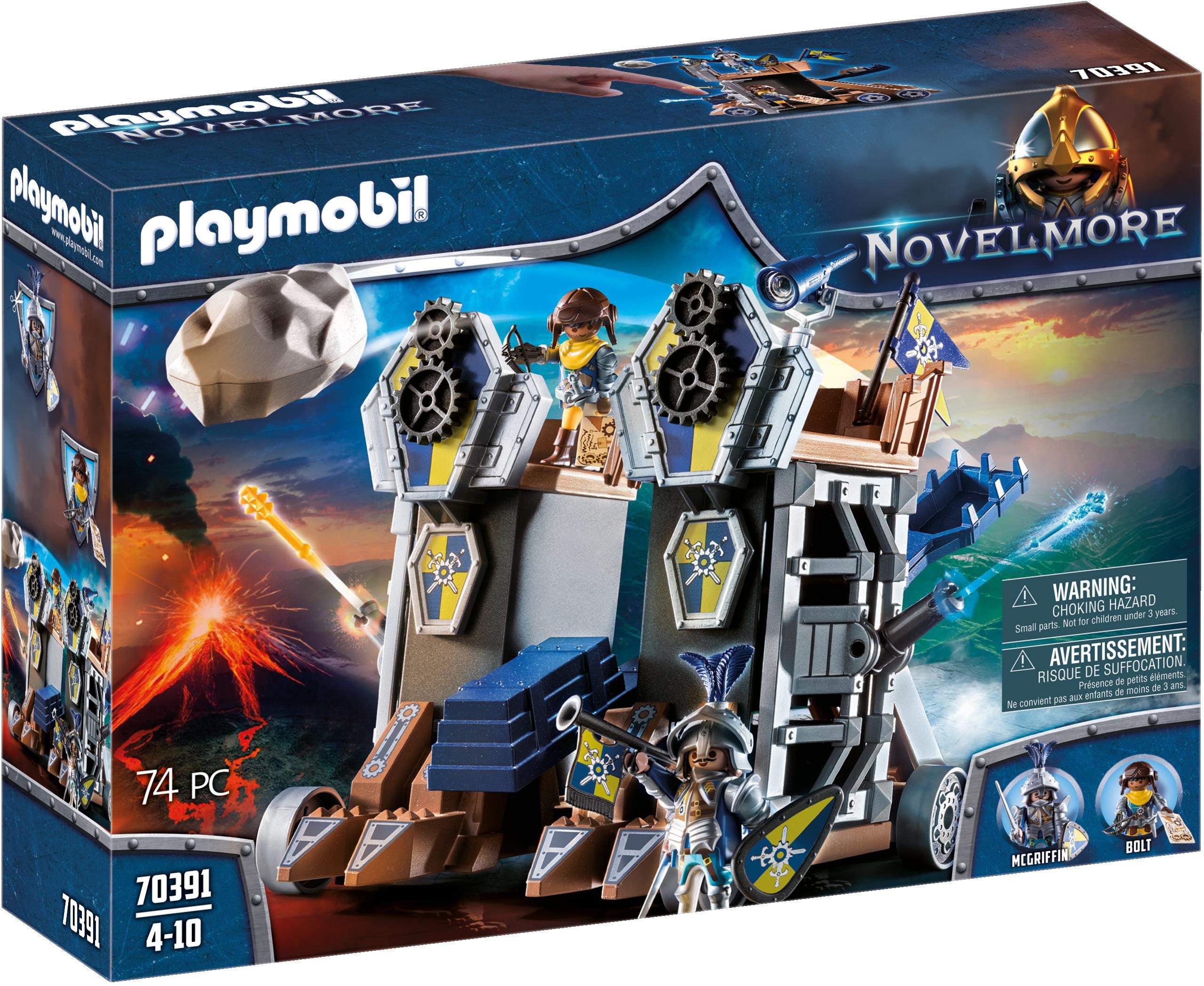 Image of Playmobil® Konstruktions-Spielset »Mobile Katapultfestung (70391), Novelmore«, ; Made in Germany