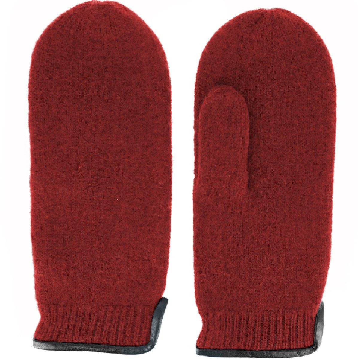 Fiebig Strickhandschuhe Fäustlinge aus 100% Wolle