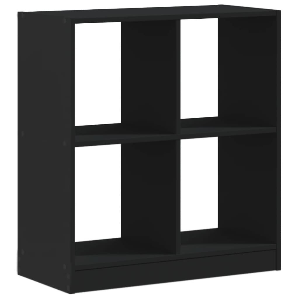 vidaXL Bücherregal Bücherregal Schwarz 68,5x32x75 cm Holzwerkstoff, 1-tlg. günstig online kaufen