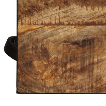 furnicato Couchtisch mit Rädern Massivholz Mango 100 x 60 x 26 cm