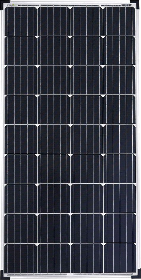 Solaranlage (Set), 12V/24V, Komplettsystem offgridtec W, Solaranlage basicPremium-XL 150 Monokristallin, 150W