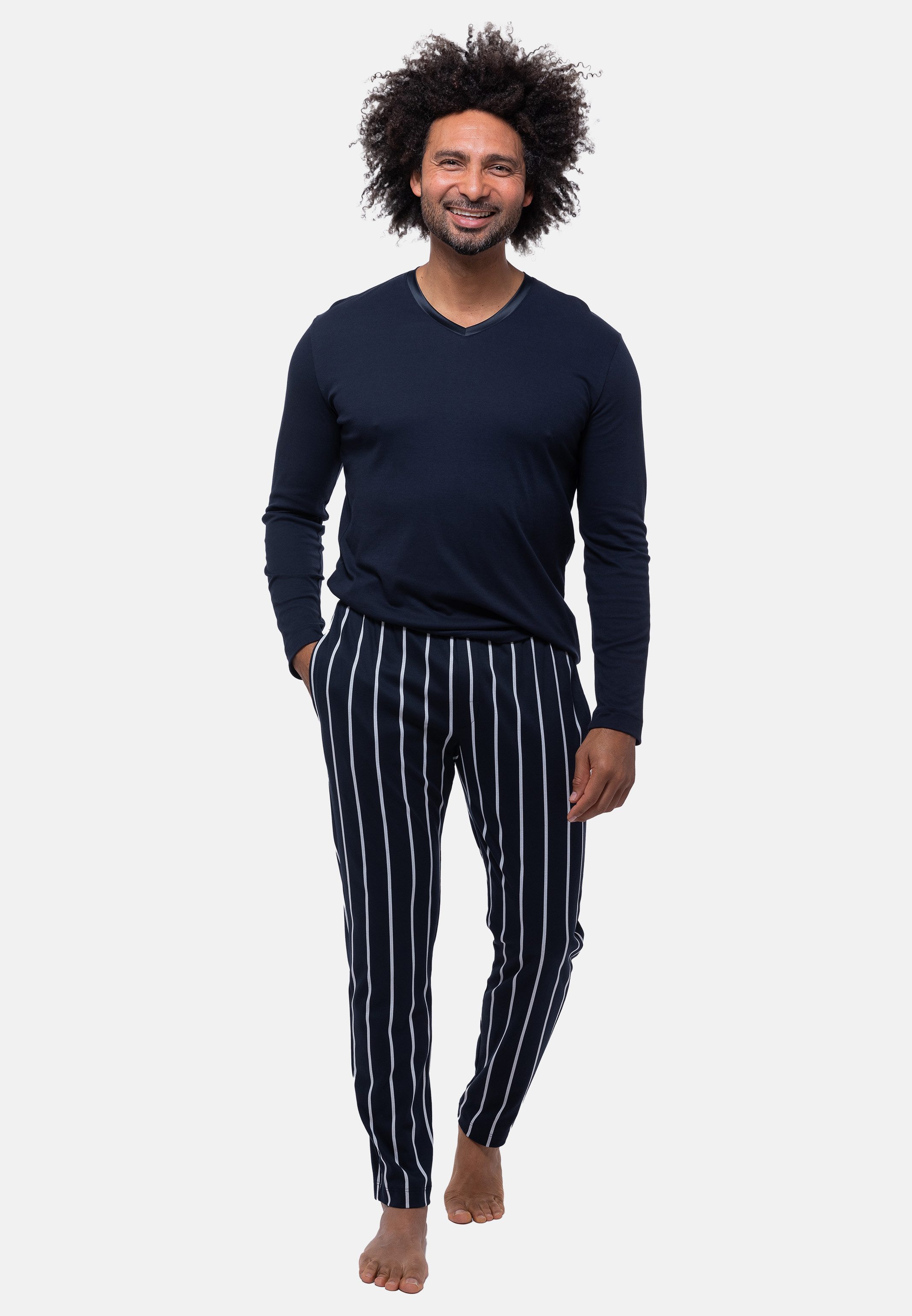Mey Pyjama Valsted (Set, 2 tlg) Schlafanzug - Baumwolle - Atmungsaktiv - Ho günstig online kaufen