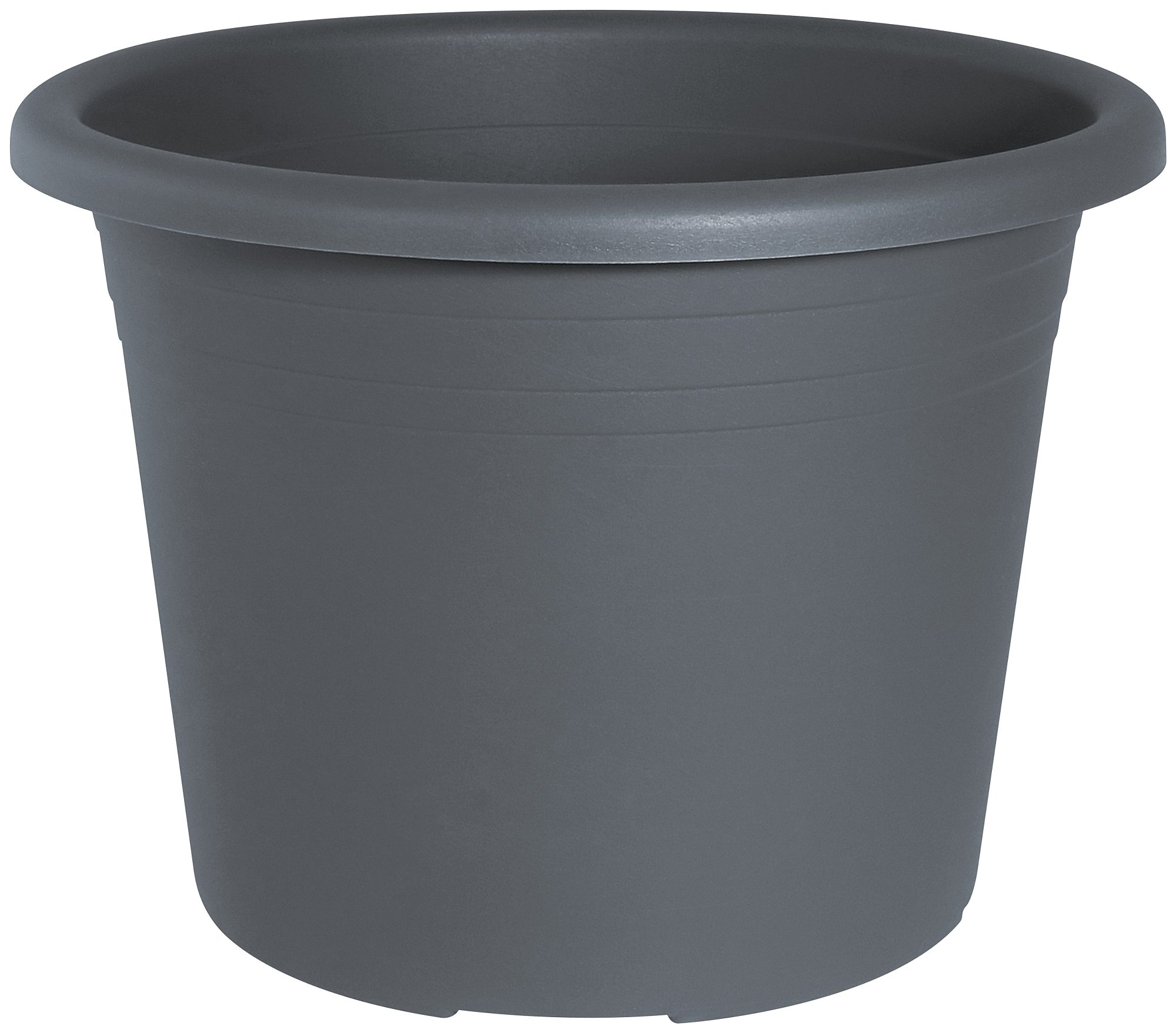 Geli Pflanzkübel Cylindro Blumentopf Anthrazit – Ø45cm Kunststoff Pflanztopf 30L