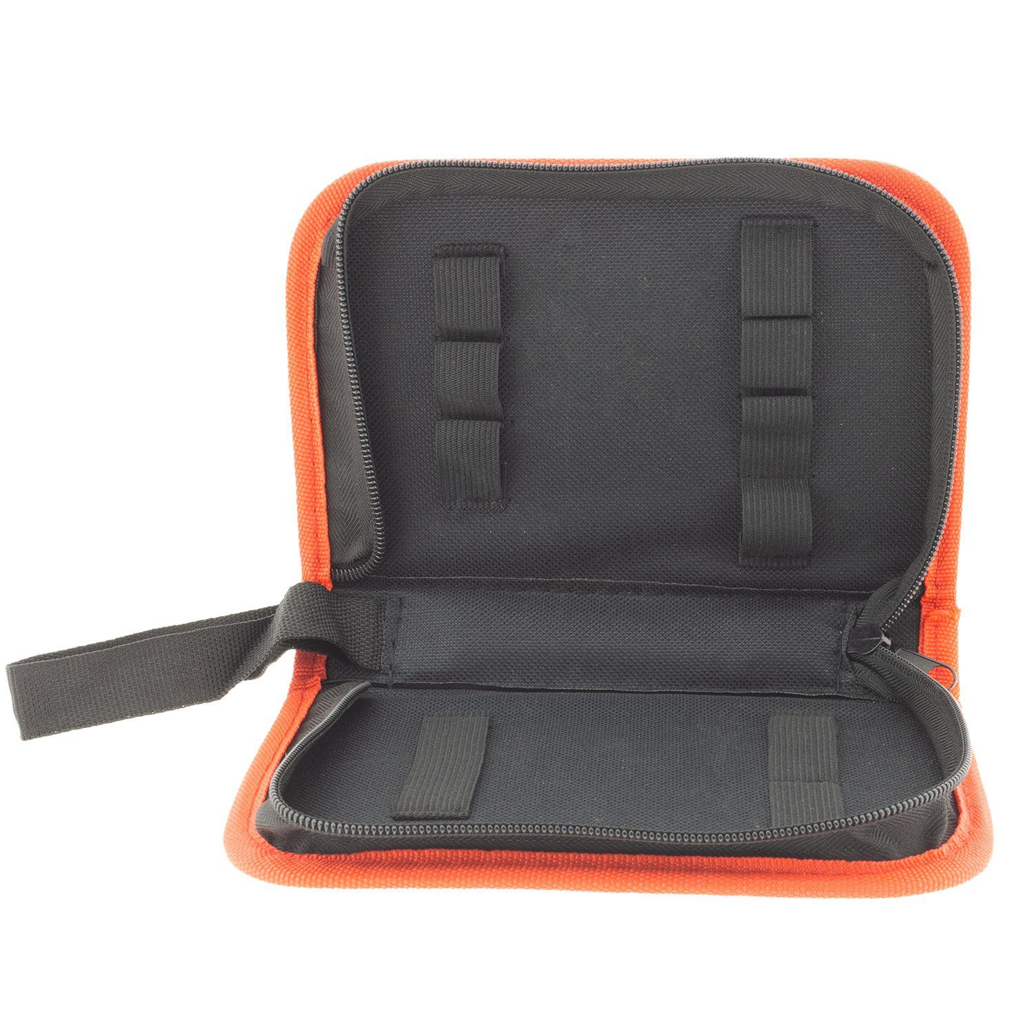 Werkzeugtasche Werkzeugtasche 19,5 x 13,5 cm mit Gummischlaufen leer