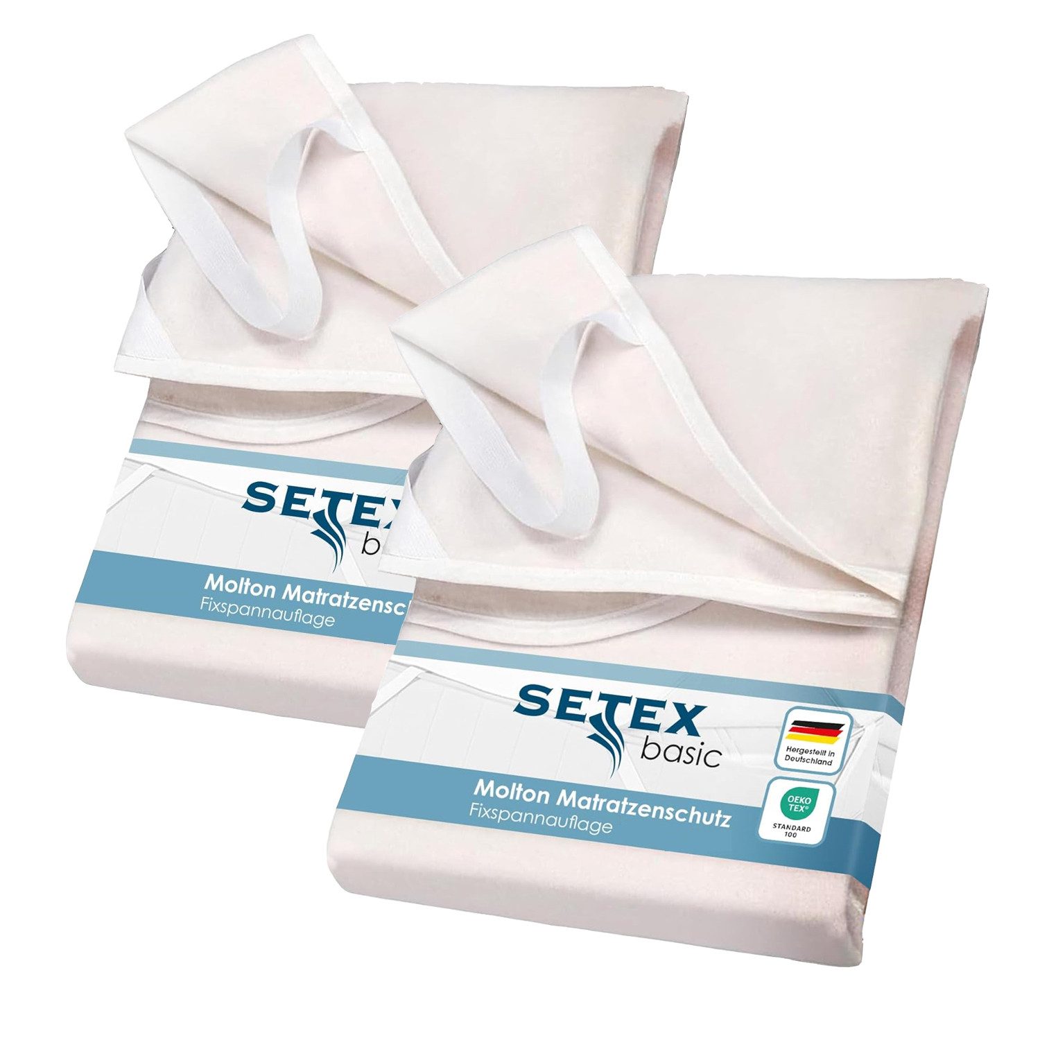 Matratzenschutzbezug 2 Stück Molton Matratzenschutz Matratzenschoner Setex günstig online kaufen
