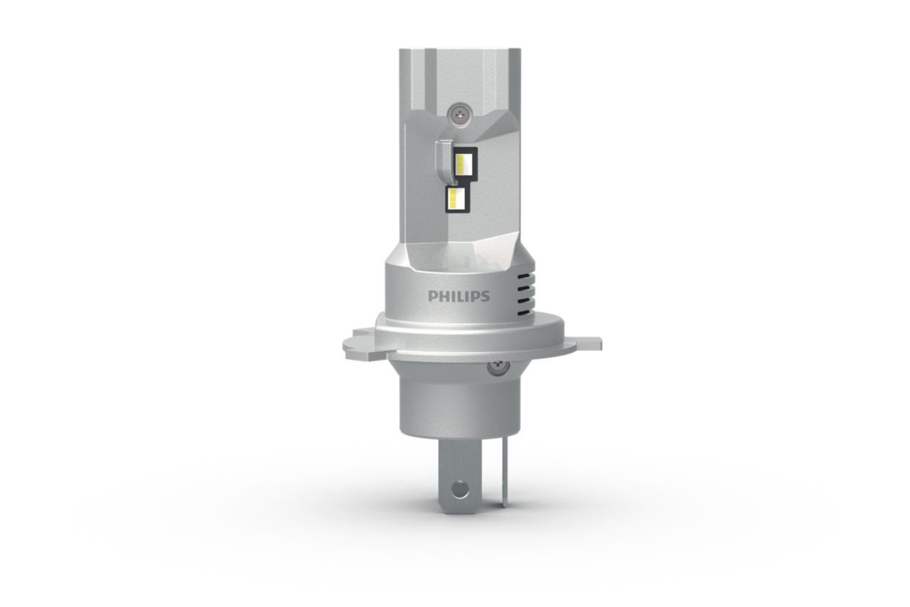 Philips KFZ-Ersatzleuchte LED H4 12V/24 18W Ultinon Pro6000 Boost Gen3, H4, Kaltweiß, +450% mit Straßenzul. 2St.