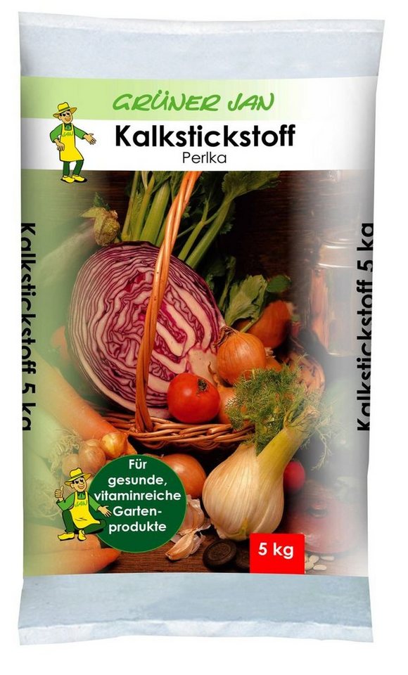 Grüner Jan Pflanzendünger Kalkstickstoffdünger 5kg Kalk Stickstoff ...