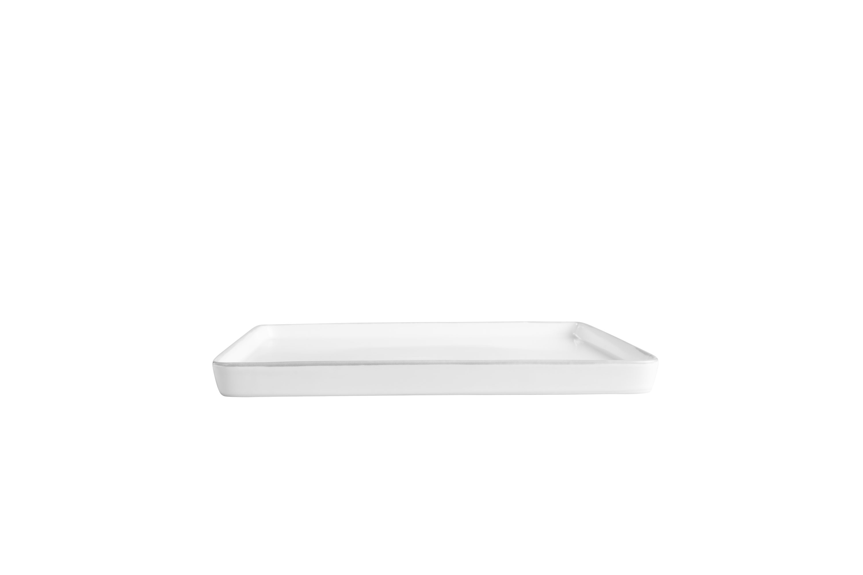 Sallys Servierplatte Quadratisch - 25 x 25 cm, aus widerstandsfähigem Porzellan
