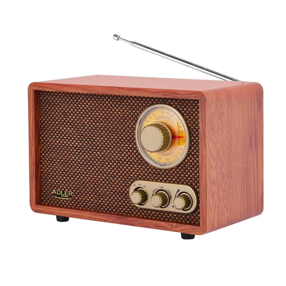 Adler AD 1171 Retro-Radio (Retro, Braun, Radio)