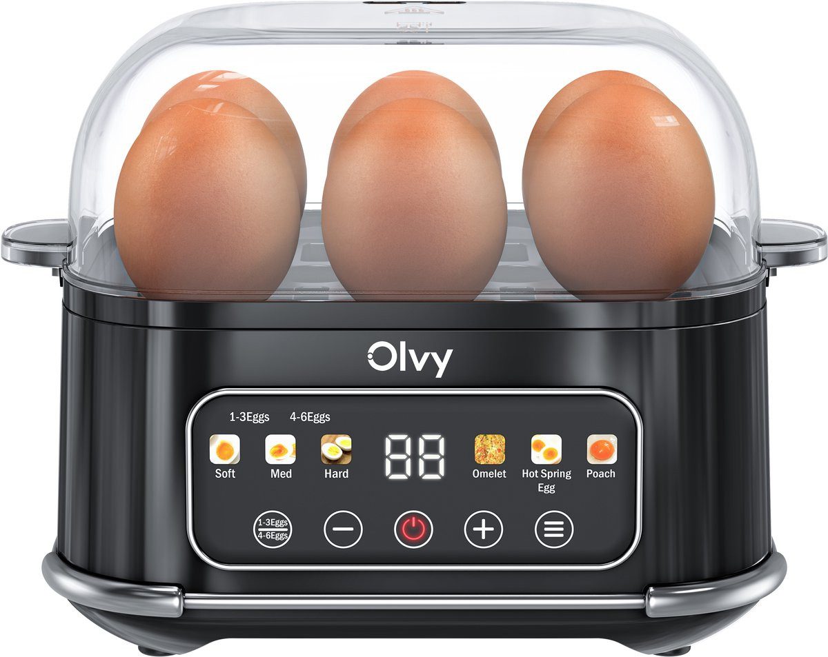 Olvy Eierkocher Olvy Eierkocher für 1-6 Eier mit Omelett