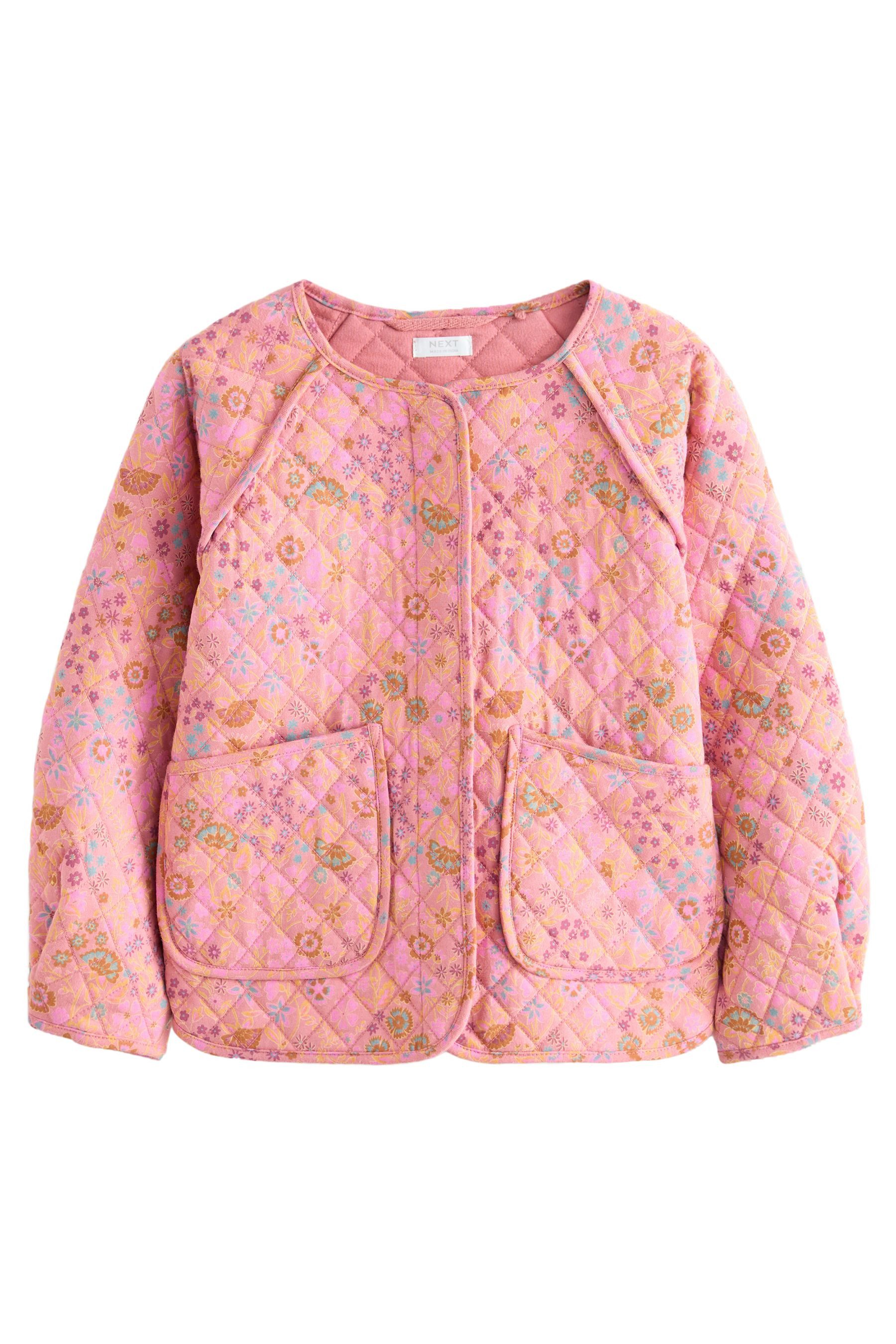 Next Steppjacke Steppjacke mit Blumen-Print (1-St) günstig online kaufen