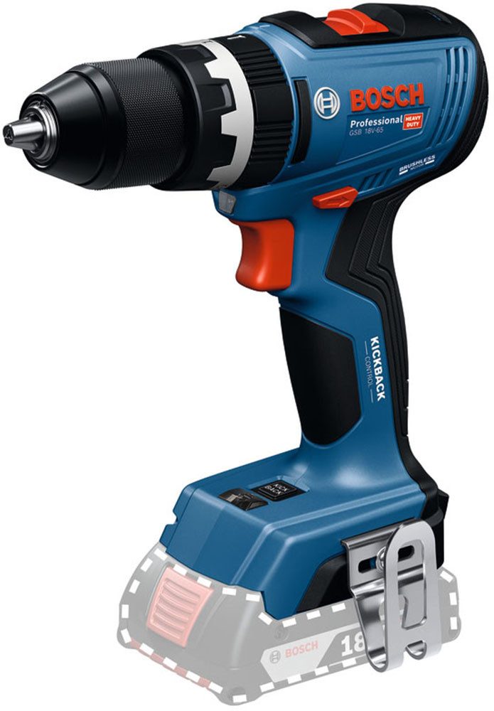 Bosch Professional Akku-Schlagbohrschrauber »GSB 18V-65«, in L-BOXX-Koffer, ohne Akku, ohne Ladegerät