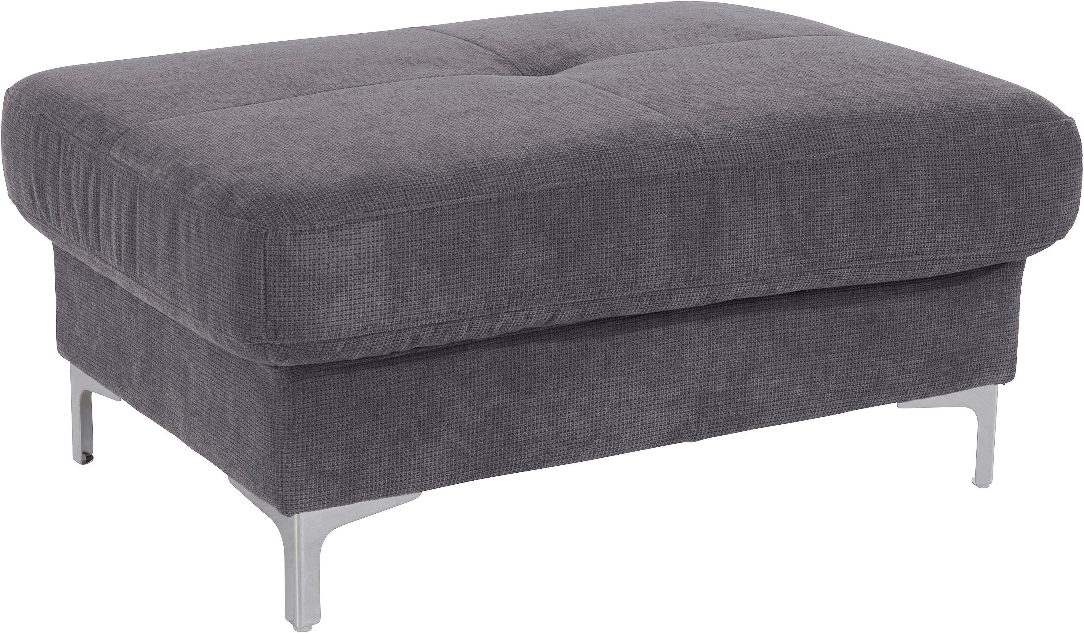 COTTA Polstergarnitur Sammy L-Form, (Set), Set bestehend aus: Ecksofa mit Kopfteilverstellung & Hocker